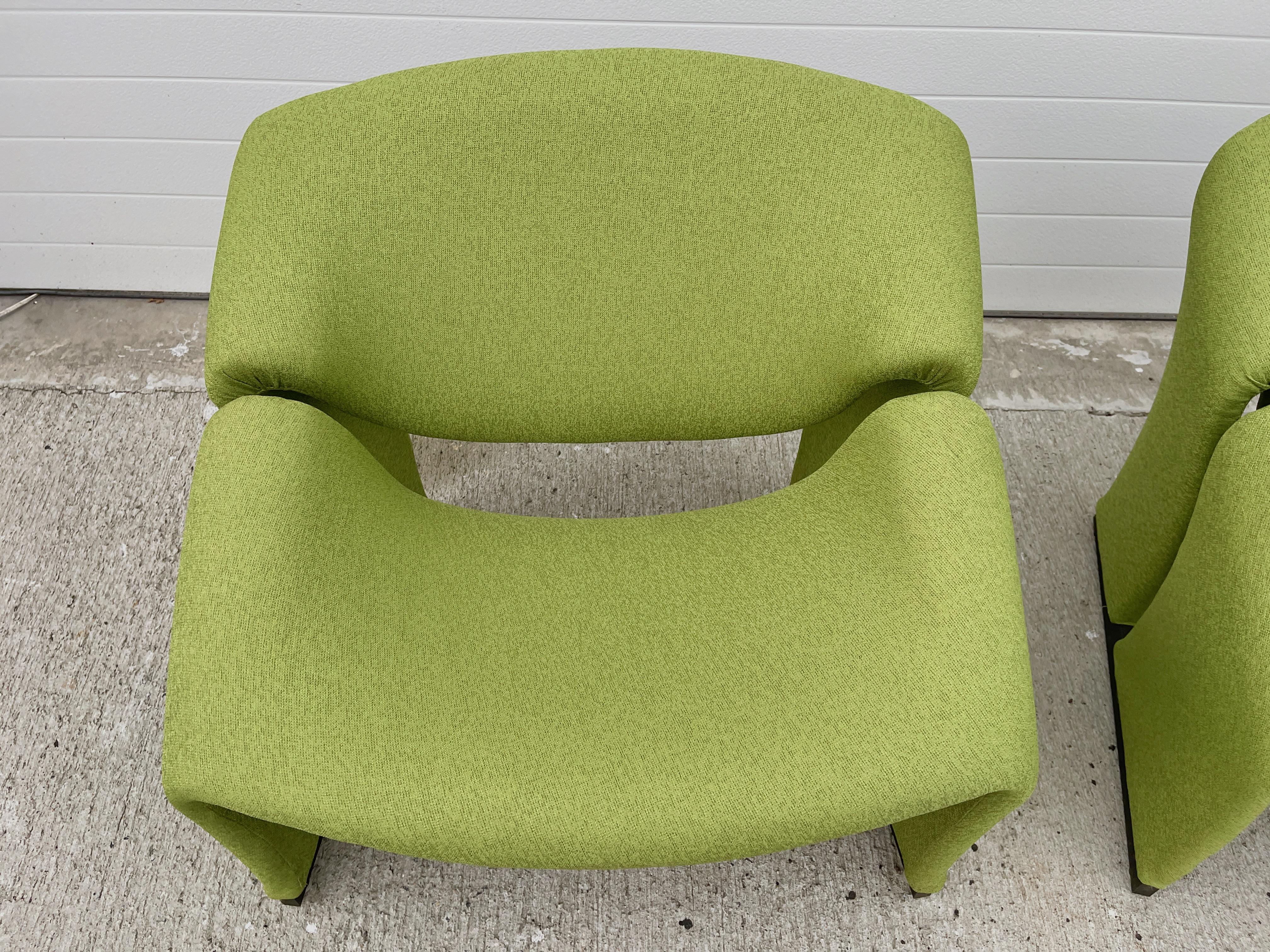 Paar Groovy Chairs von Pierre Paulin Model F580 für Artifort (Erstausgabe) (Mitte des 20. Jahrhunderts) im Angebot