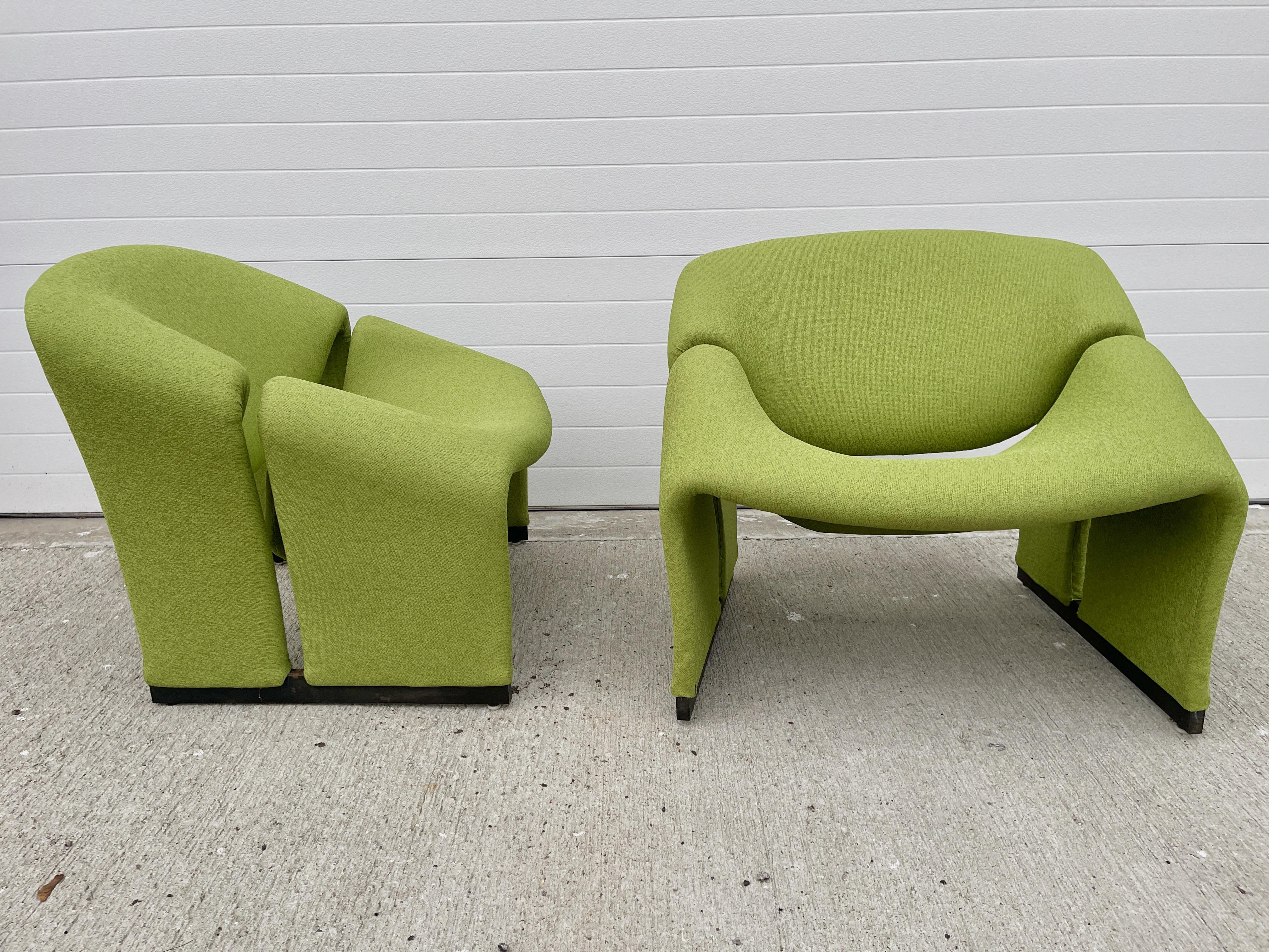 Paar Groovy Chairs von Pierre Paulin Model F580 für Artifort (Erstausgabe) im Angebot 2