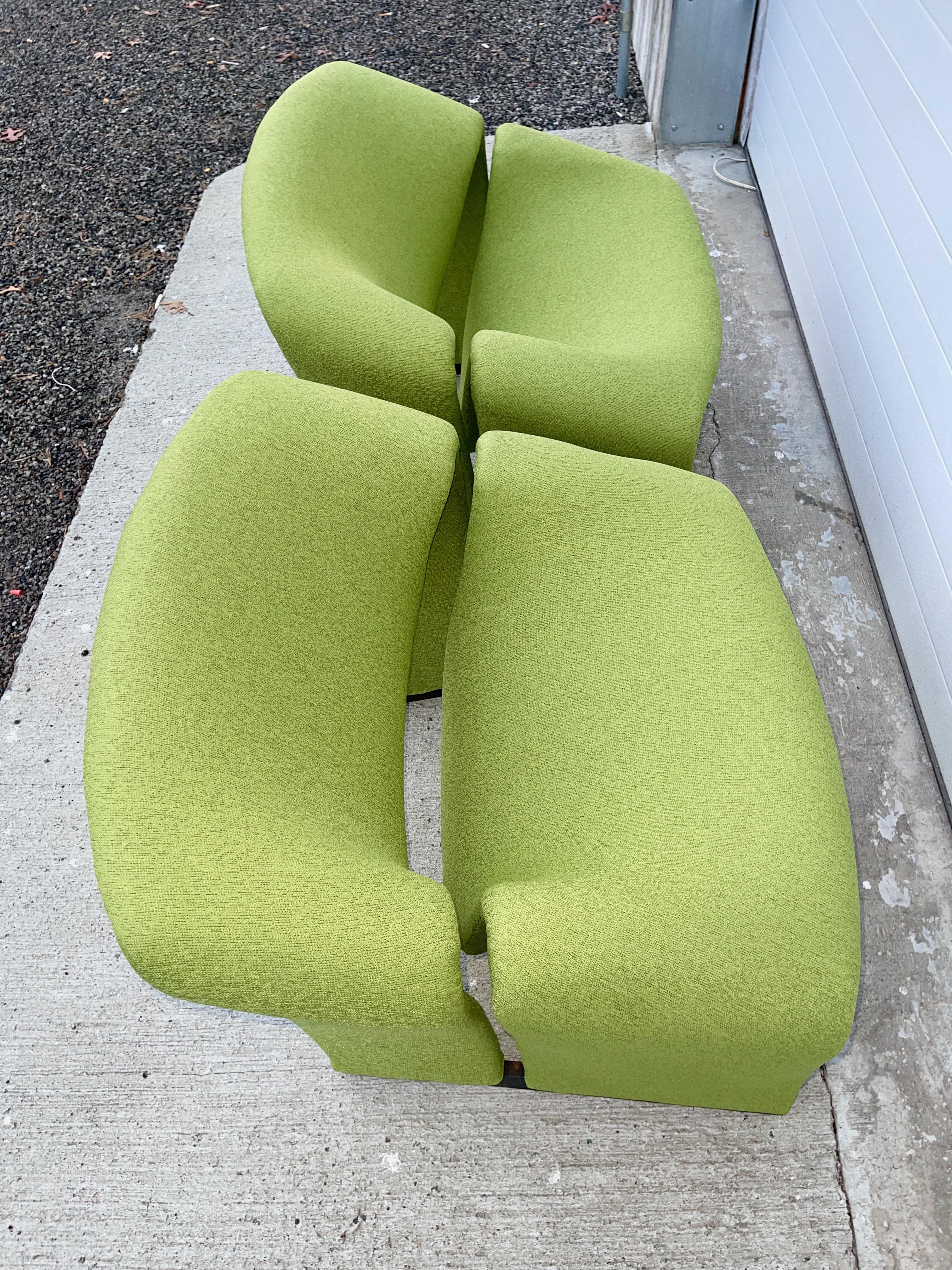 Paar Groovy Chairs von Pierre Paulin Model F580 für Artifort (Erstausgabe) im Angebot 3