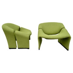 Pair of First Edition Groovy Chairs by Pierre Paulin Model F580 for Artifort
