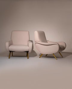 Pair of First Edition “Lady Chairs” by Marco Zanuso for Arflex, Italy, 1951