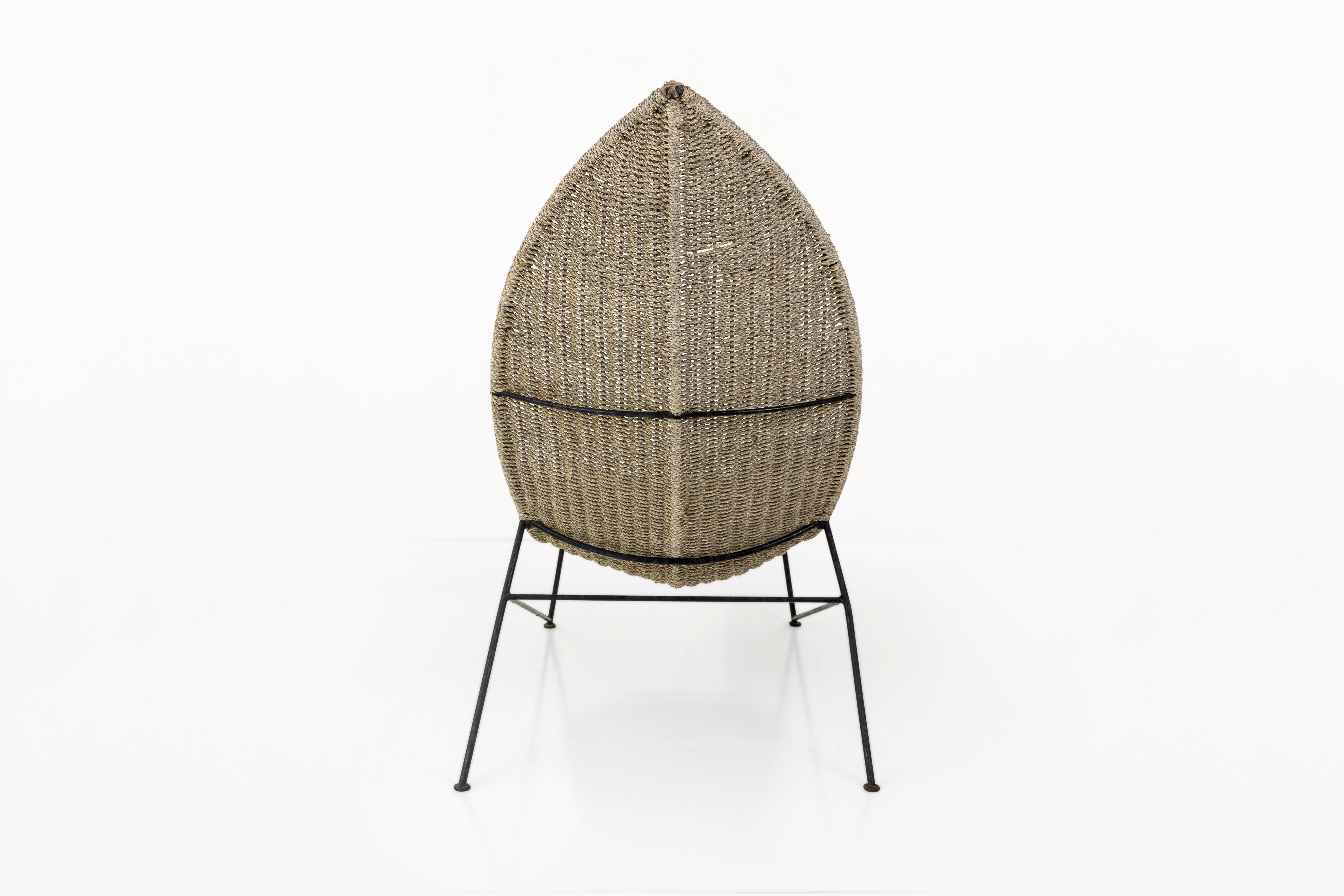 Paire de chaises longues «ish » de John Salterini, vers les années 1950, États-Unis Bon état - En vente à Girona, Spain