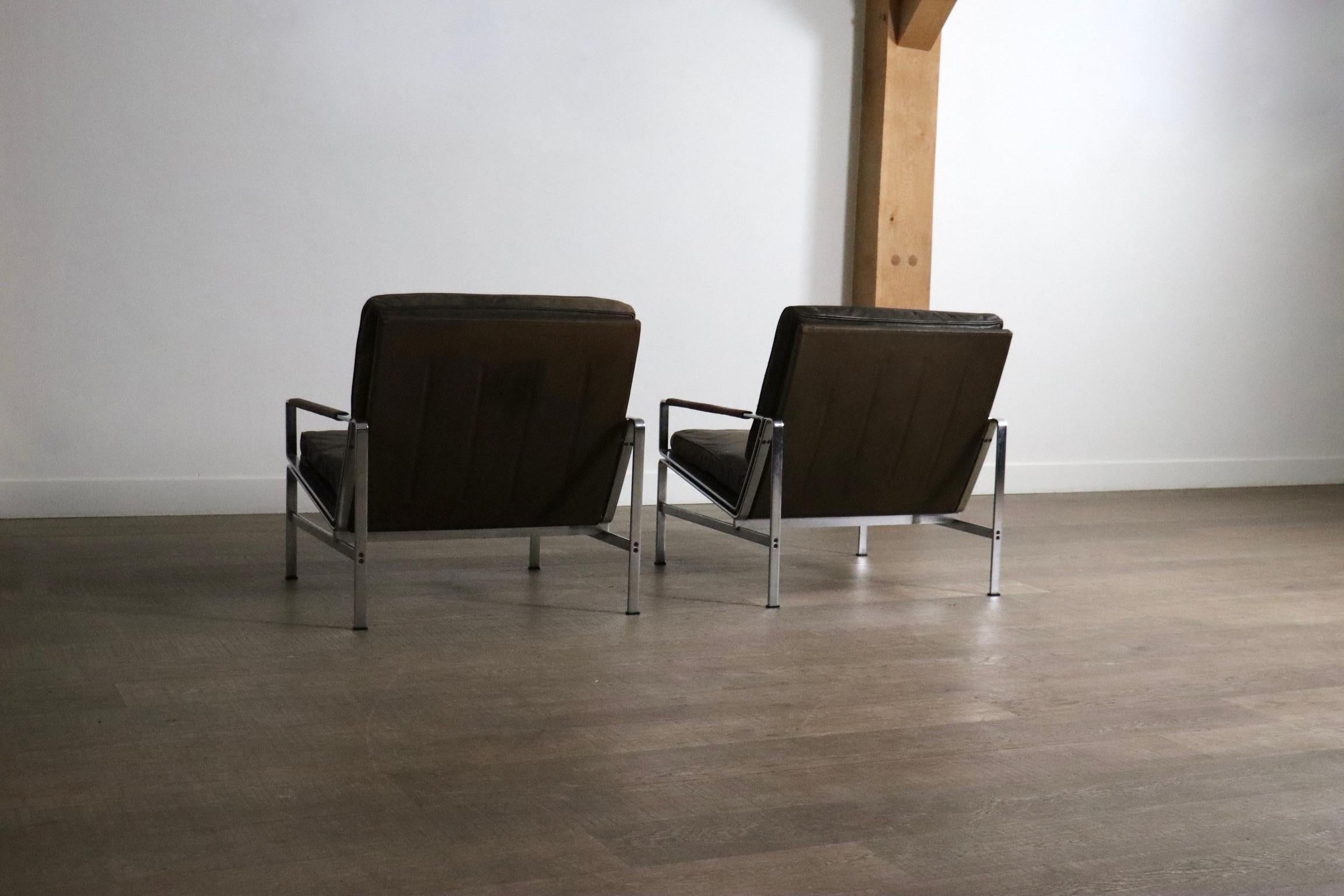 Paire de chaises longues FK6720 par Fabricius & Kastholm pour Kill International 1960 en vente 1