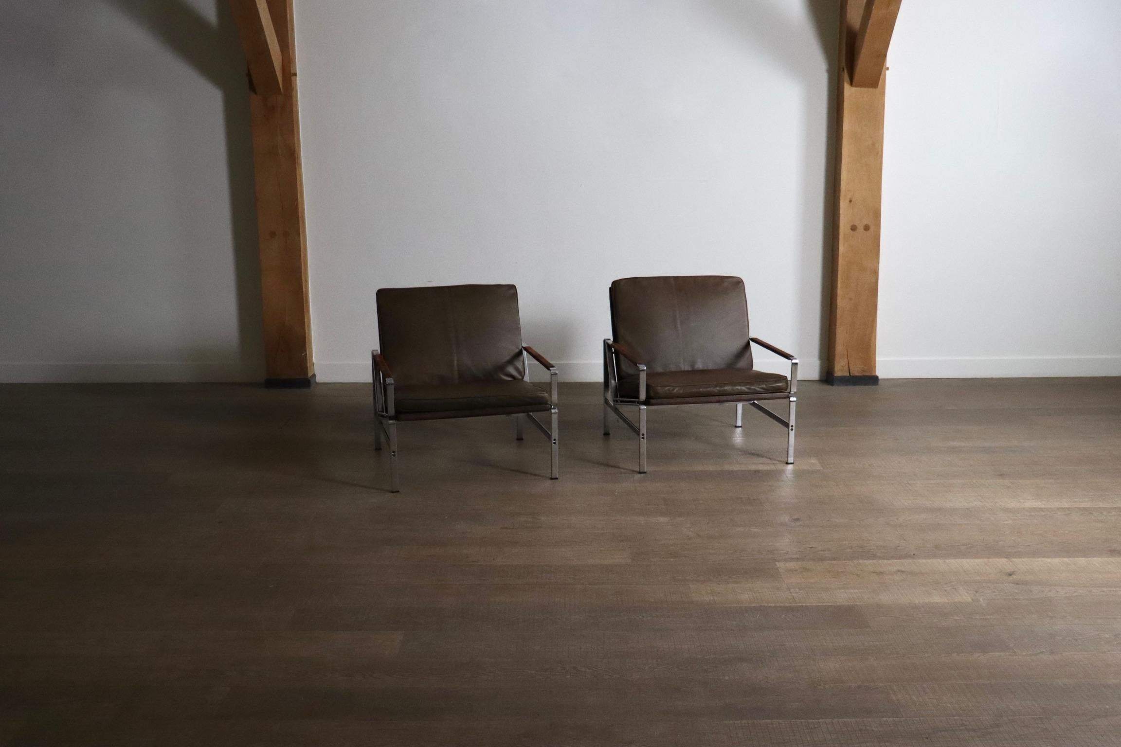 Paire de chaises longues FK6720 par Fabricius & Kastholm pour Kill International 1960 en vente 3