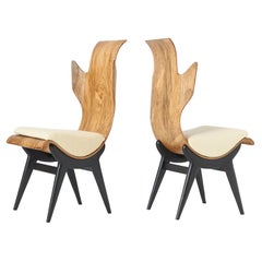 Pair of "Flame" Chairs by Dante LaTorre