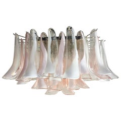 Coppia  'Flamingo' 64 Petali  Lampadari da soffitto italiani, Murano