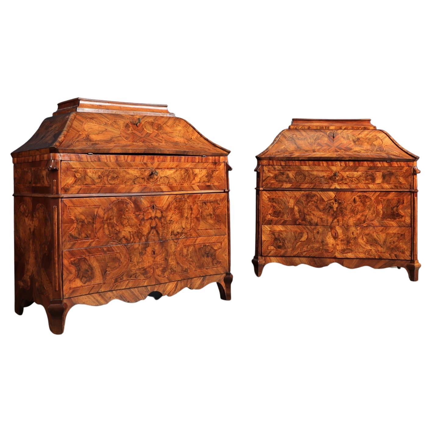 Pair of flaps Lombard manufacture third quarter of the 18th century
