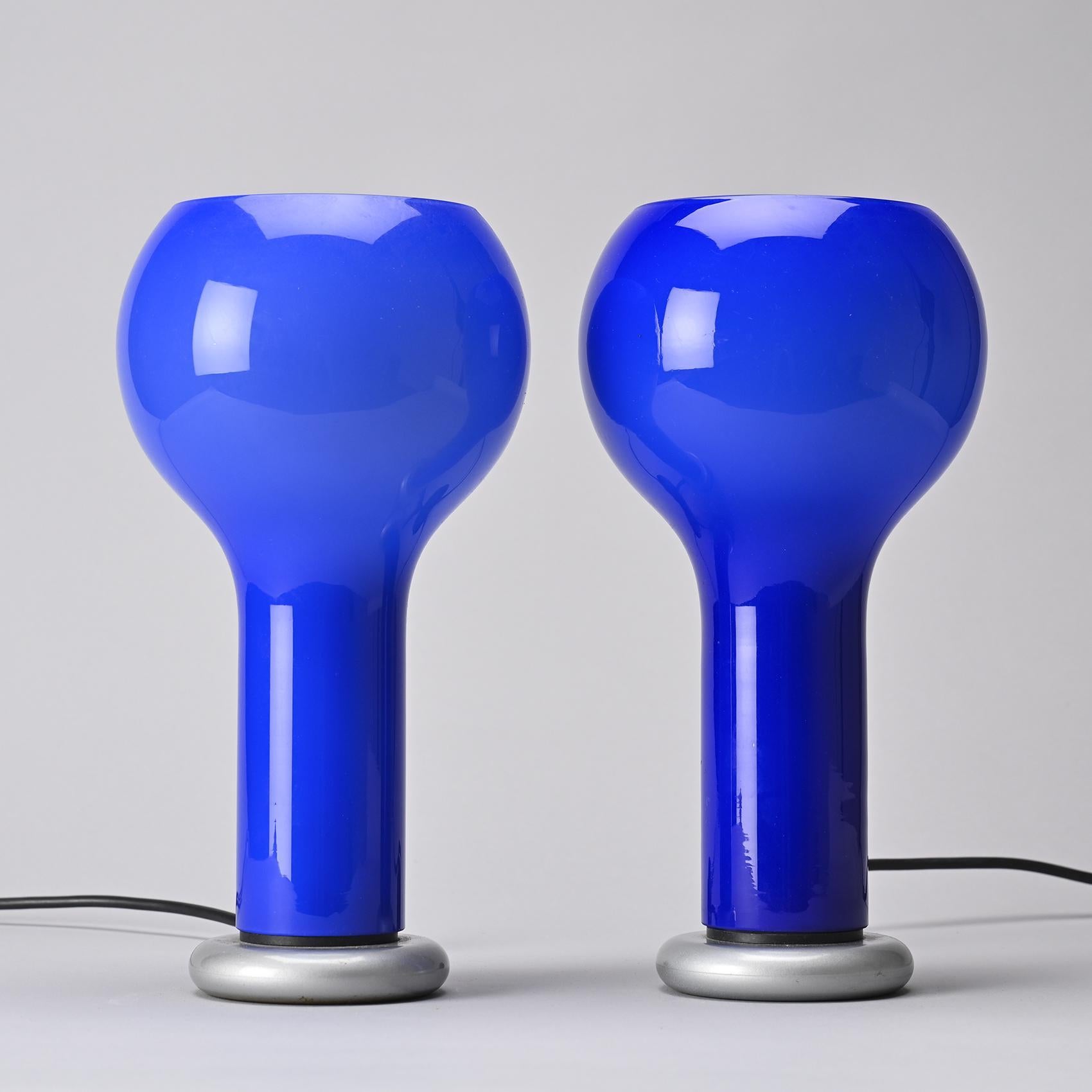 Pair of Flash lamps, tribute to Joe Colombo, Oluce circa 1990 5