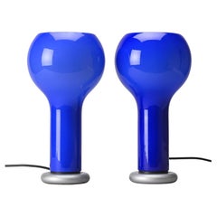 Pair of Flash lamps, tribute to Joe Colombo, Oluce circa 1990