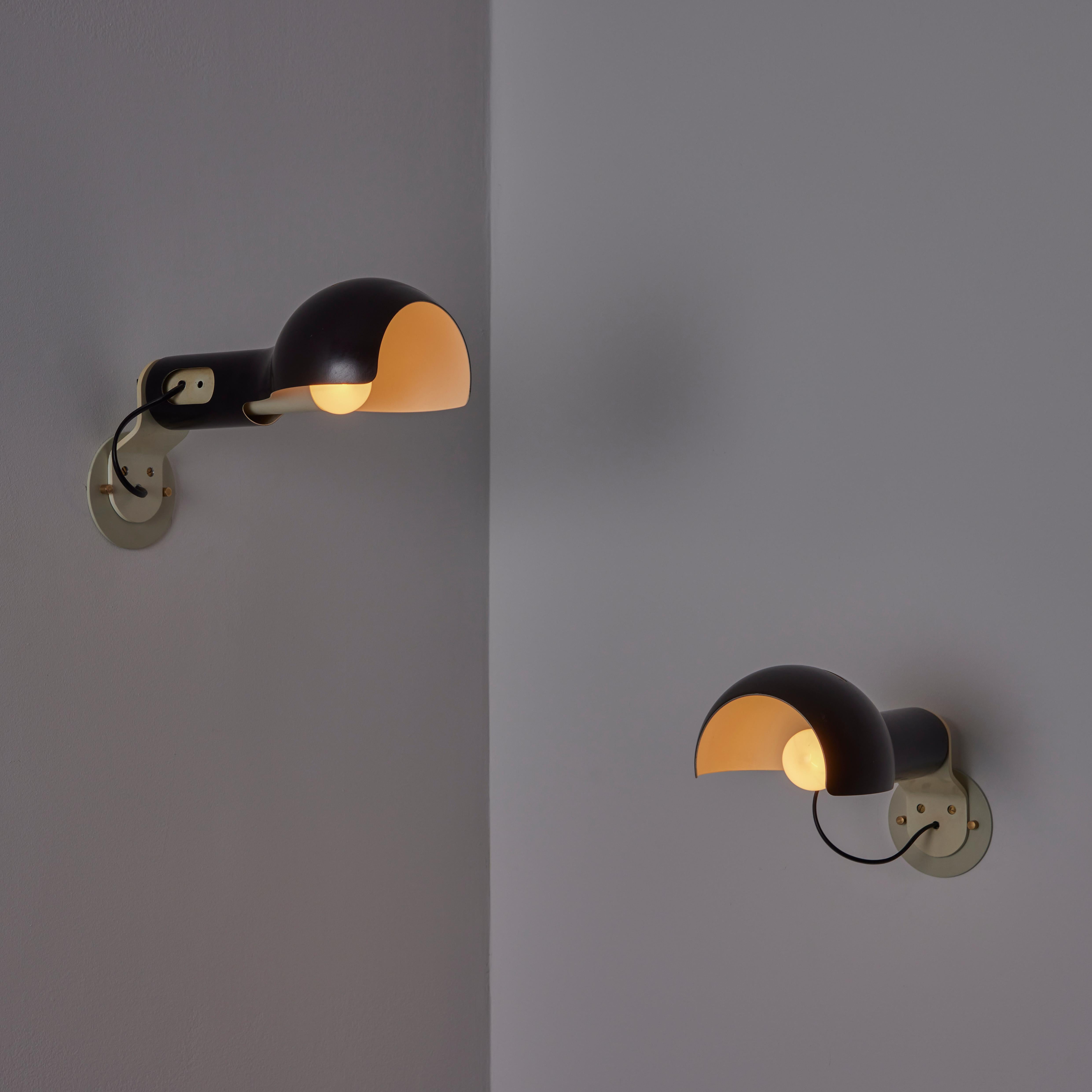 Pair of 'Flash' Wall or Ceiling Lights by Joe Colombo for Oluce For Sale 8