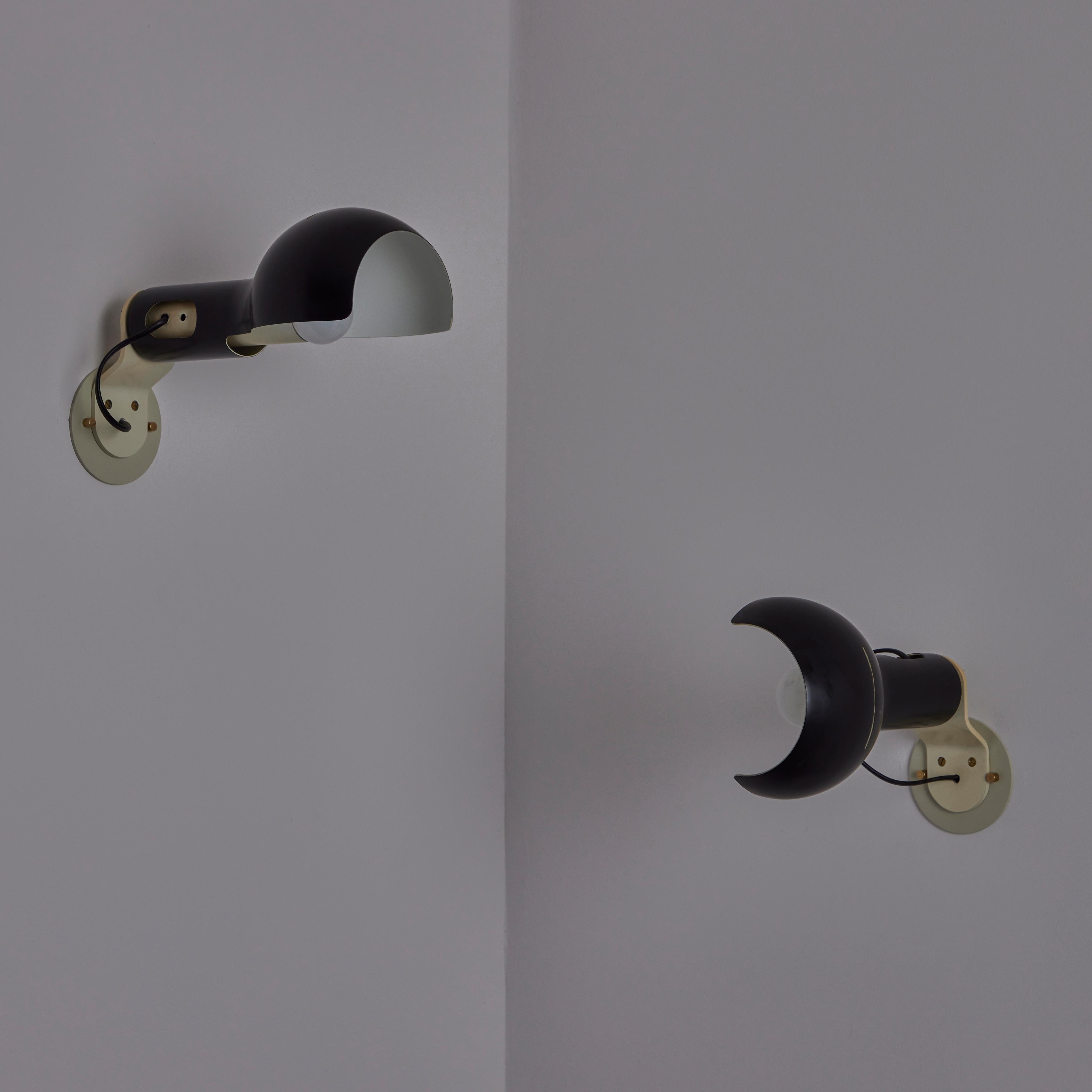 Pair of 'Flash' Wall or Ceiling Lights by Joe Colombo for Oluce For Sale 9