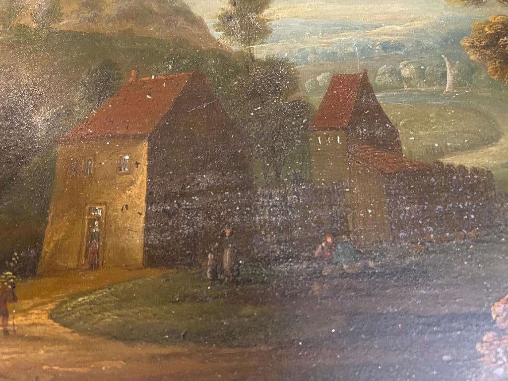Pair of Flemish Oil on Copper Landscape Paintings 2