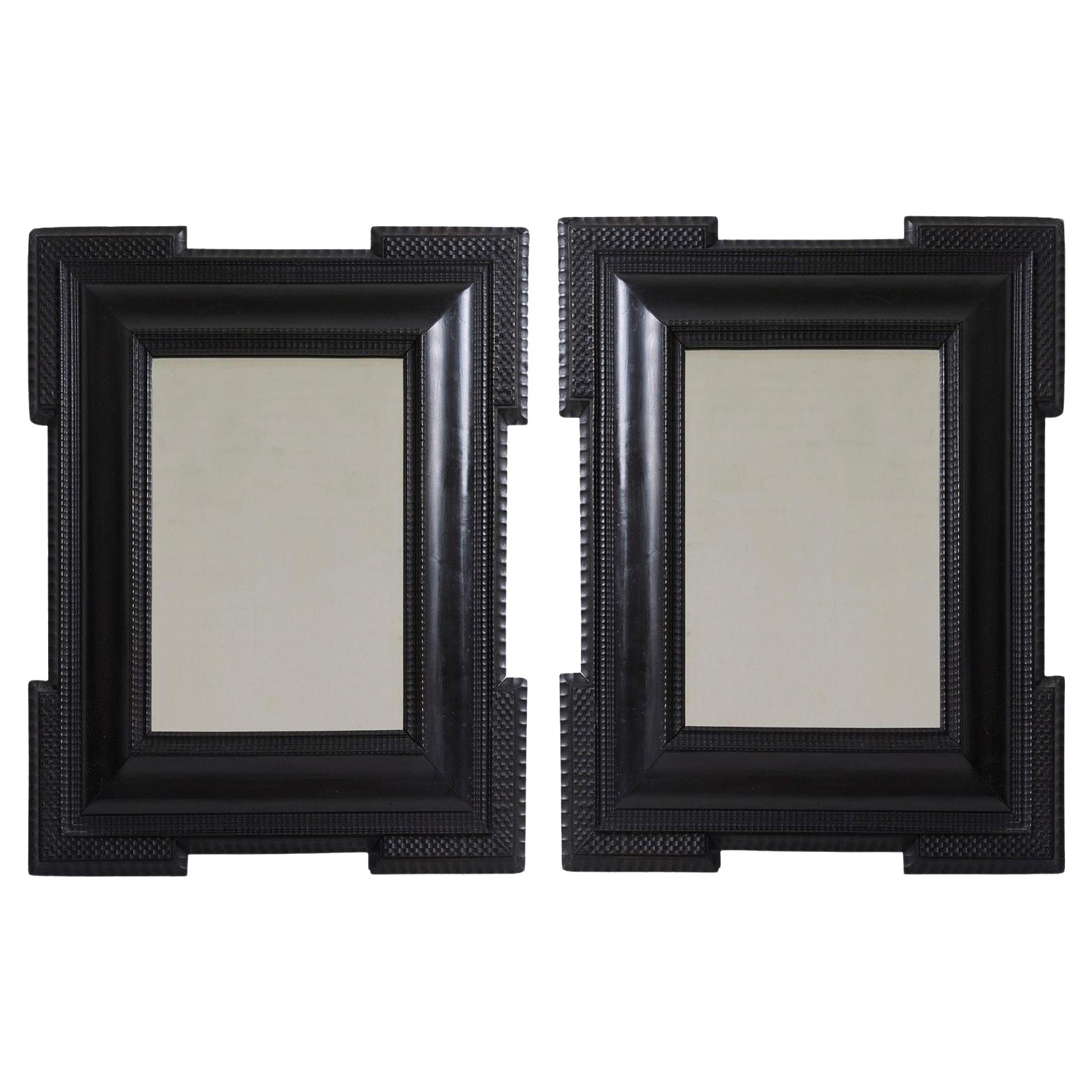 Pair of Flemish Style Mirrors