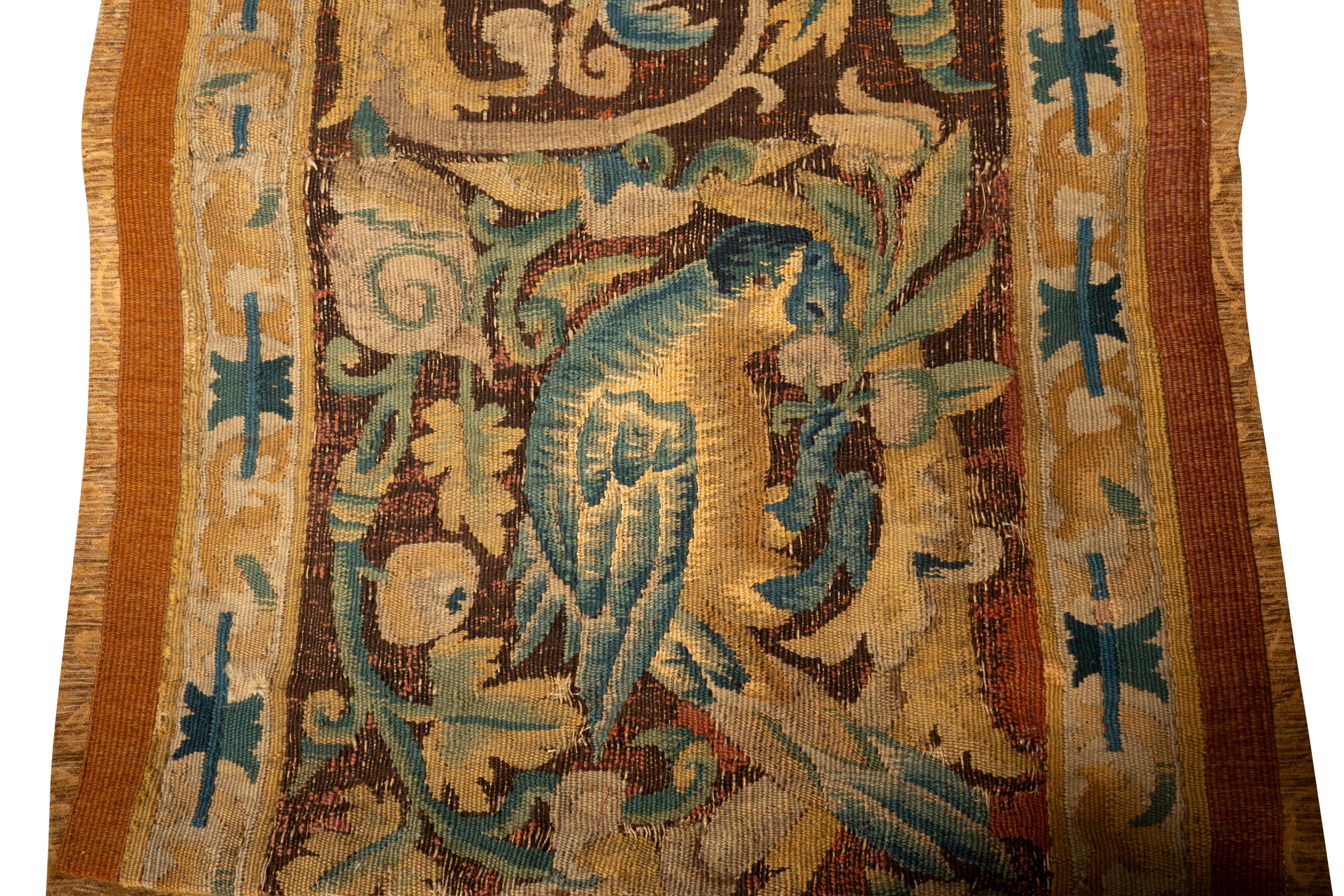 Paar Flemish Tapestry Border Panels 6