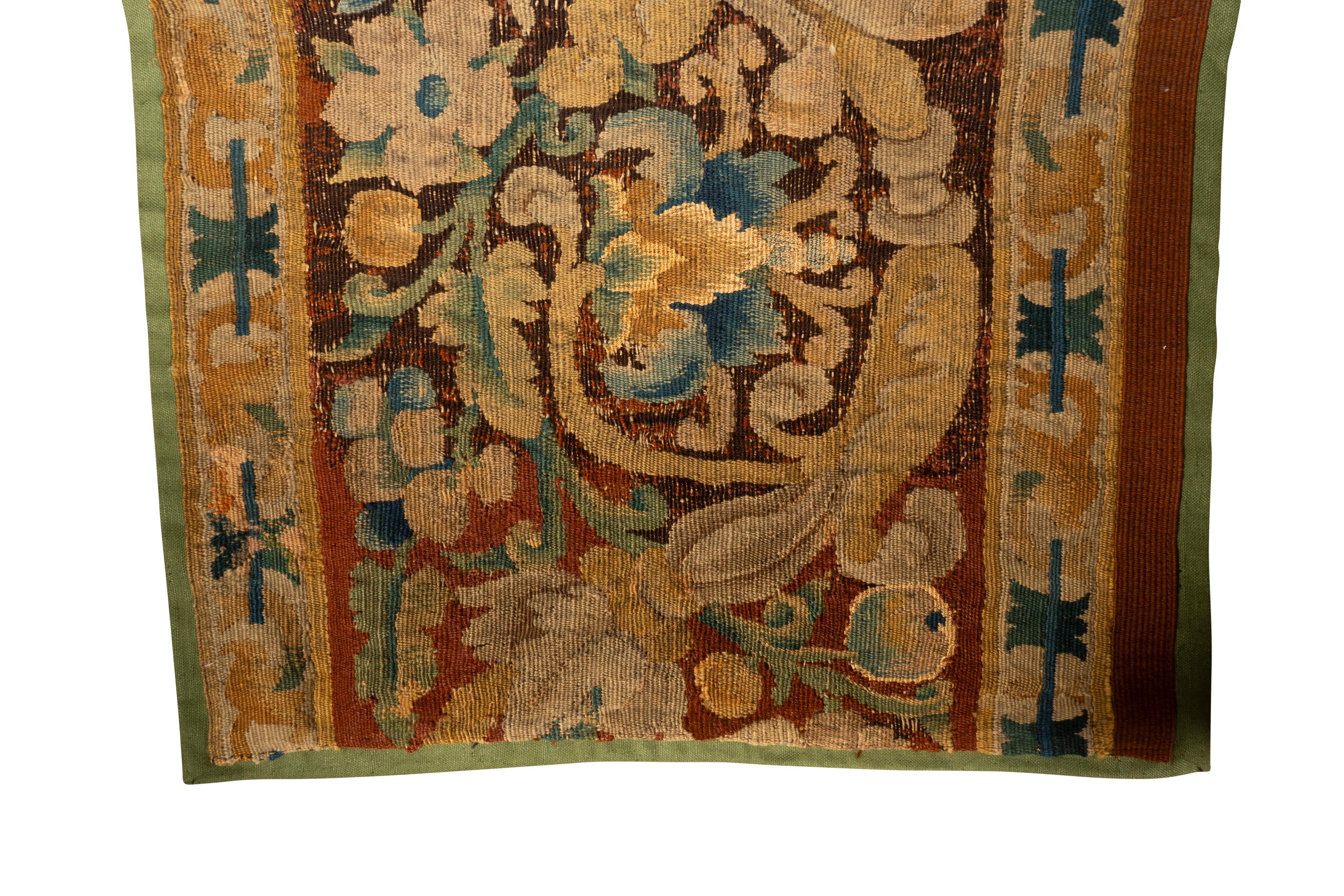 Pair Of Flemish Tapestry Border Panels For Sale 1