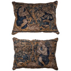 Pair of Flemish Tapestry Cushions