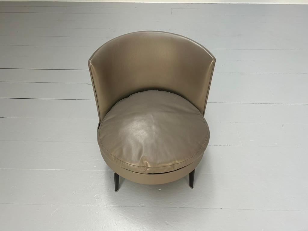 Paire de fauteuils pivotants Flexform 