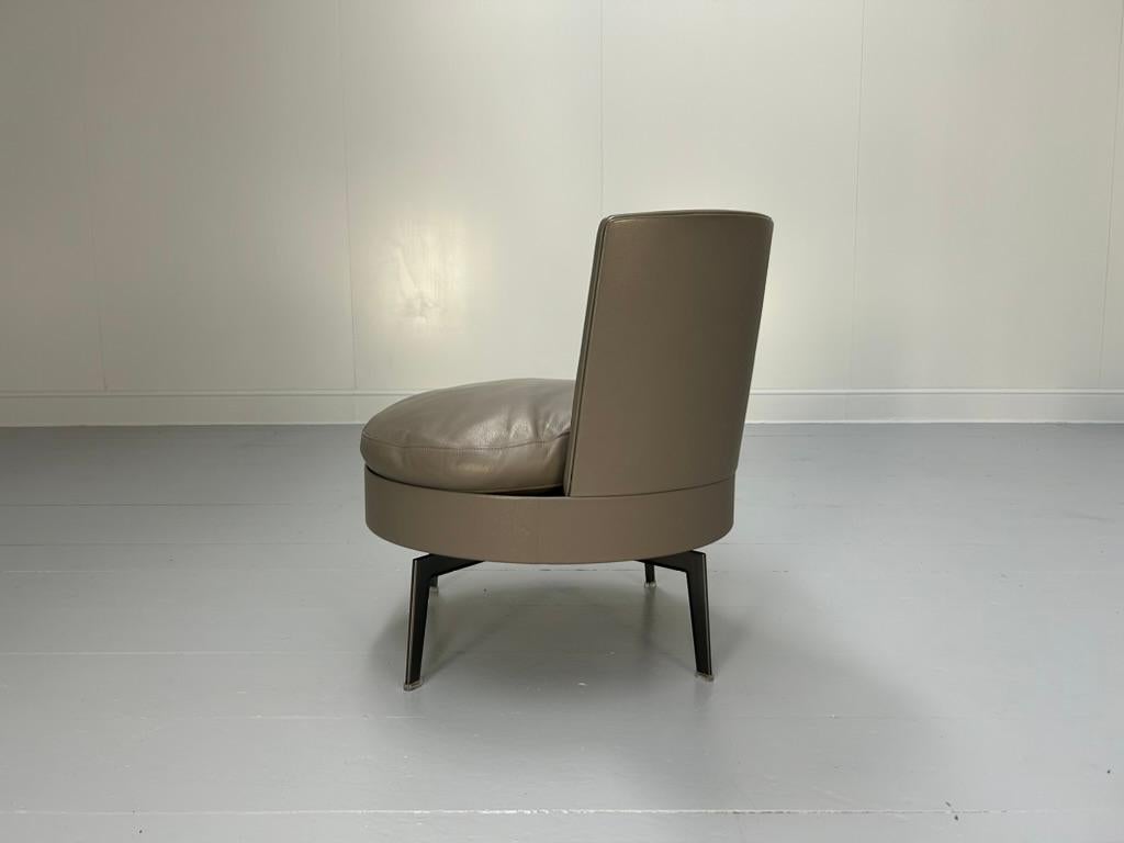 Paire de fauteuils pivotants Flexform 