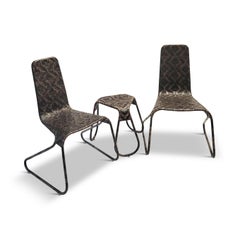 Coppia di sedie Flo e tavolino di Patricia Urquiola per Driade