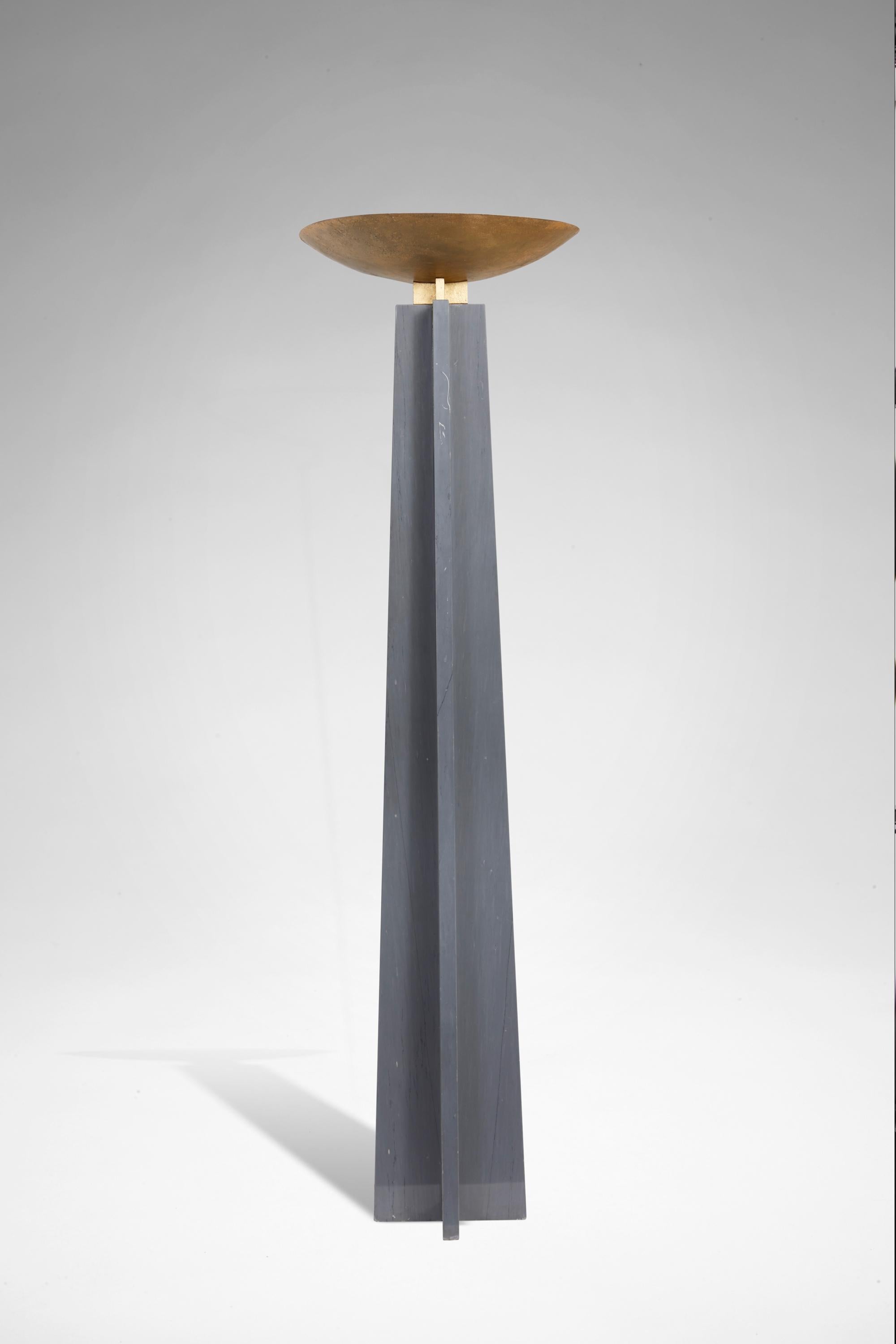 Art Deco Pair of Floor Lamp, Wagneriana Model, by Lella and Massimo Vignelli