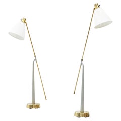 Pair of Floor Lamps 541 by Hans Bergström for Ateljé Lyktan