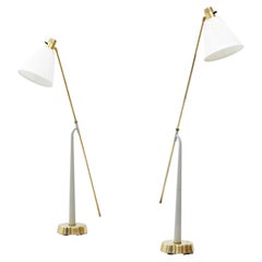 Pair of Floor Lamps 541 by Hans Bergström for Ateljé Lyktan