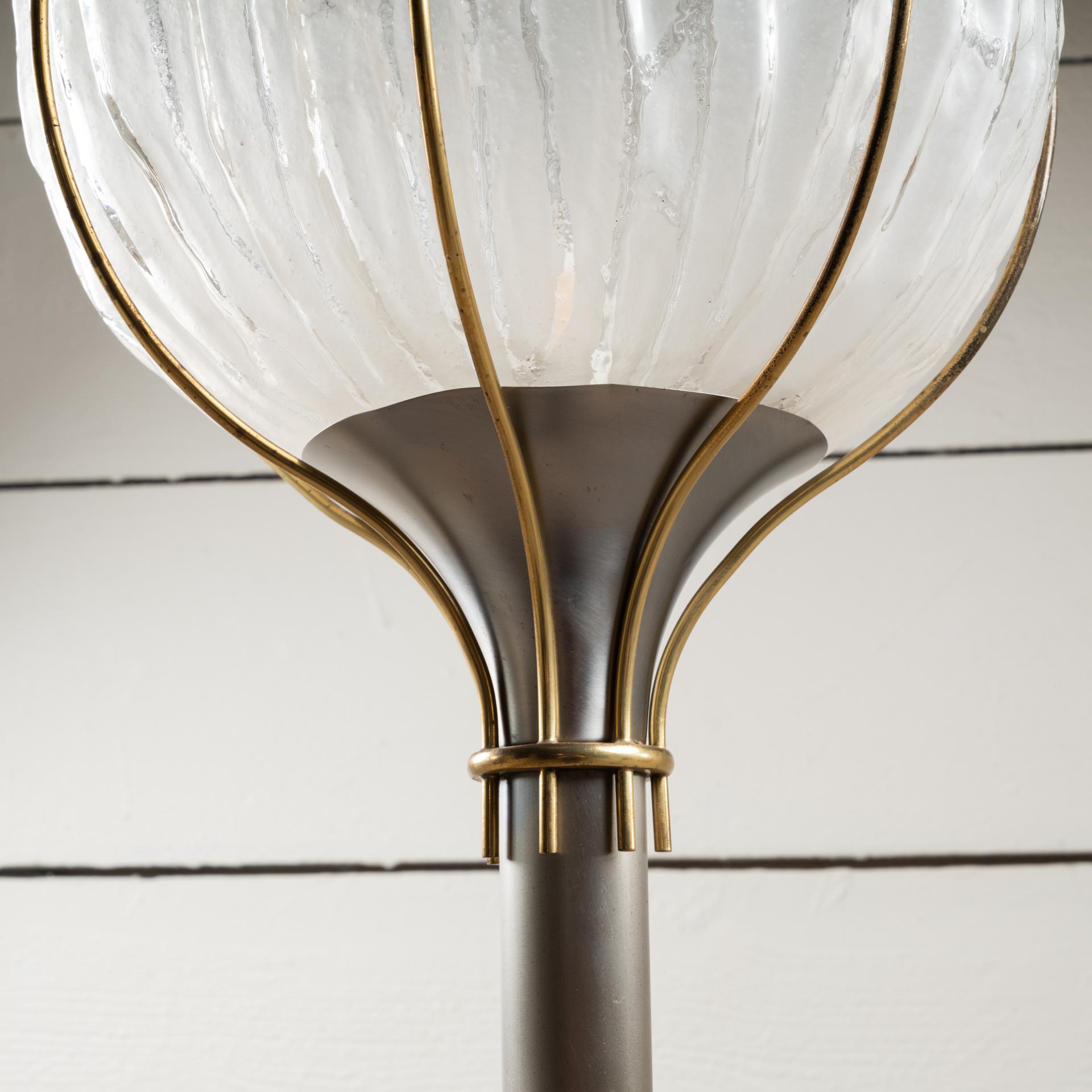 Pair of floor lamps - Angelo Brotto 1960 For Sale 2