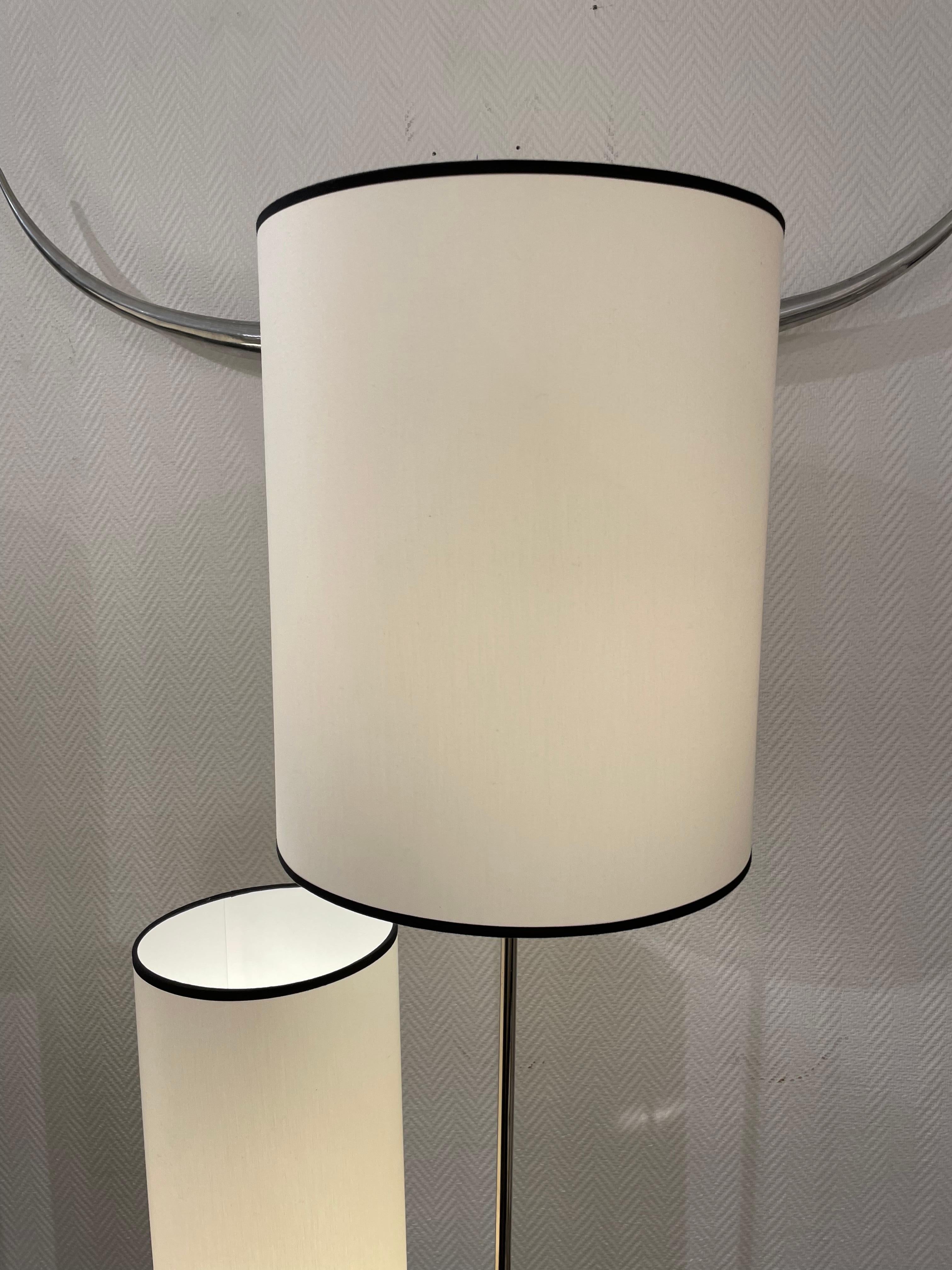 Pair of Floor Lamps by Arlus For Sale 8