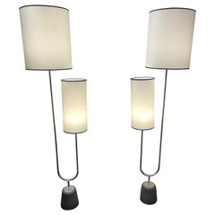 Paire de lampadaires par Arlus