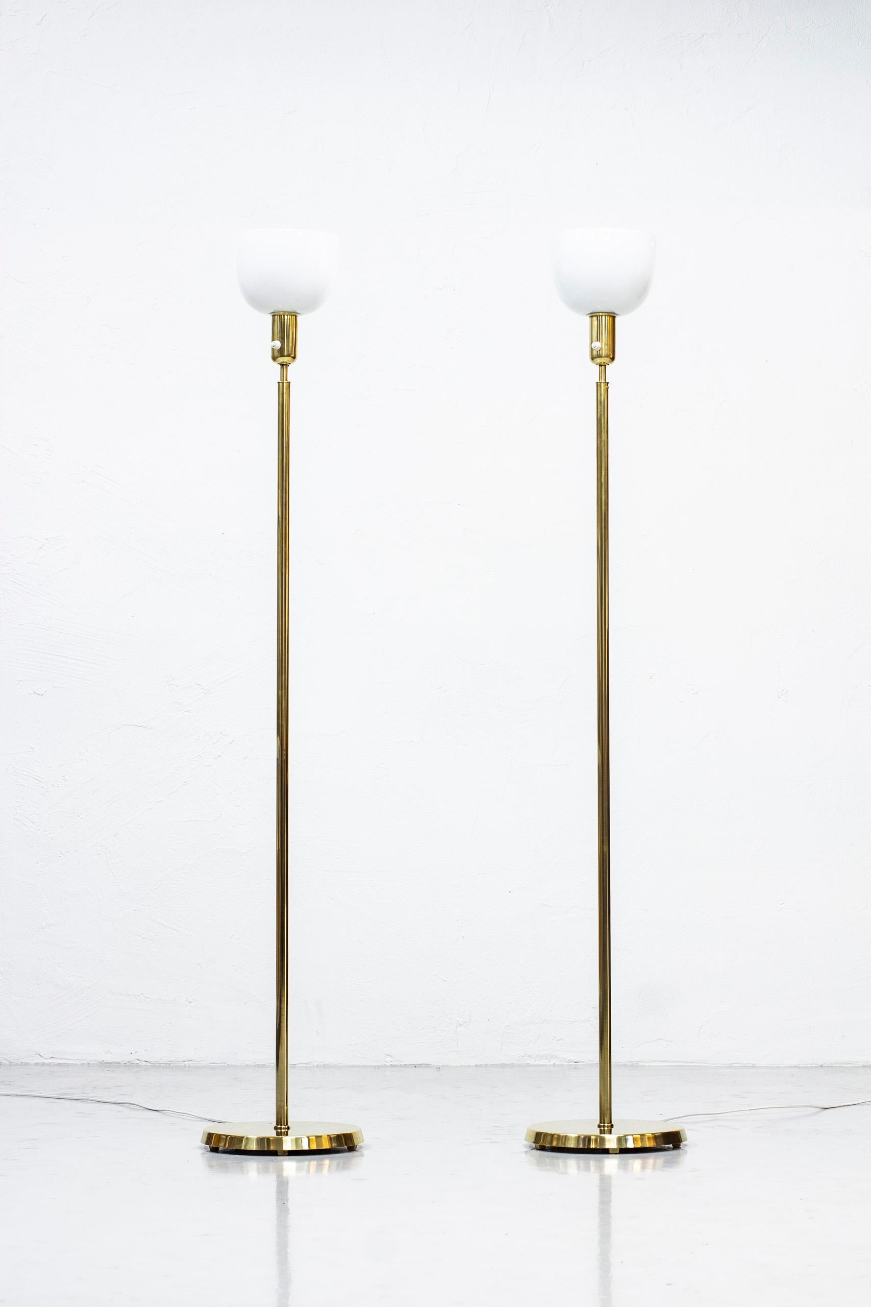 Scandinavian Modern Pair of Floor Lamps by ASEA, Sweden, 1950s