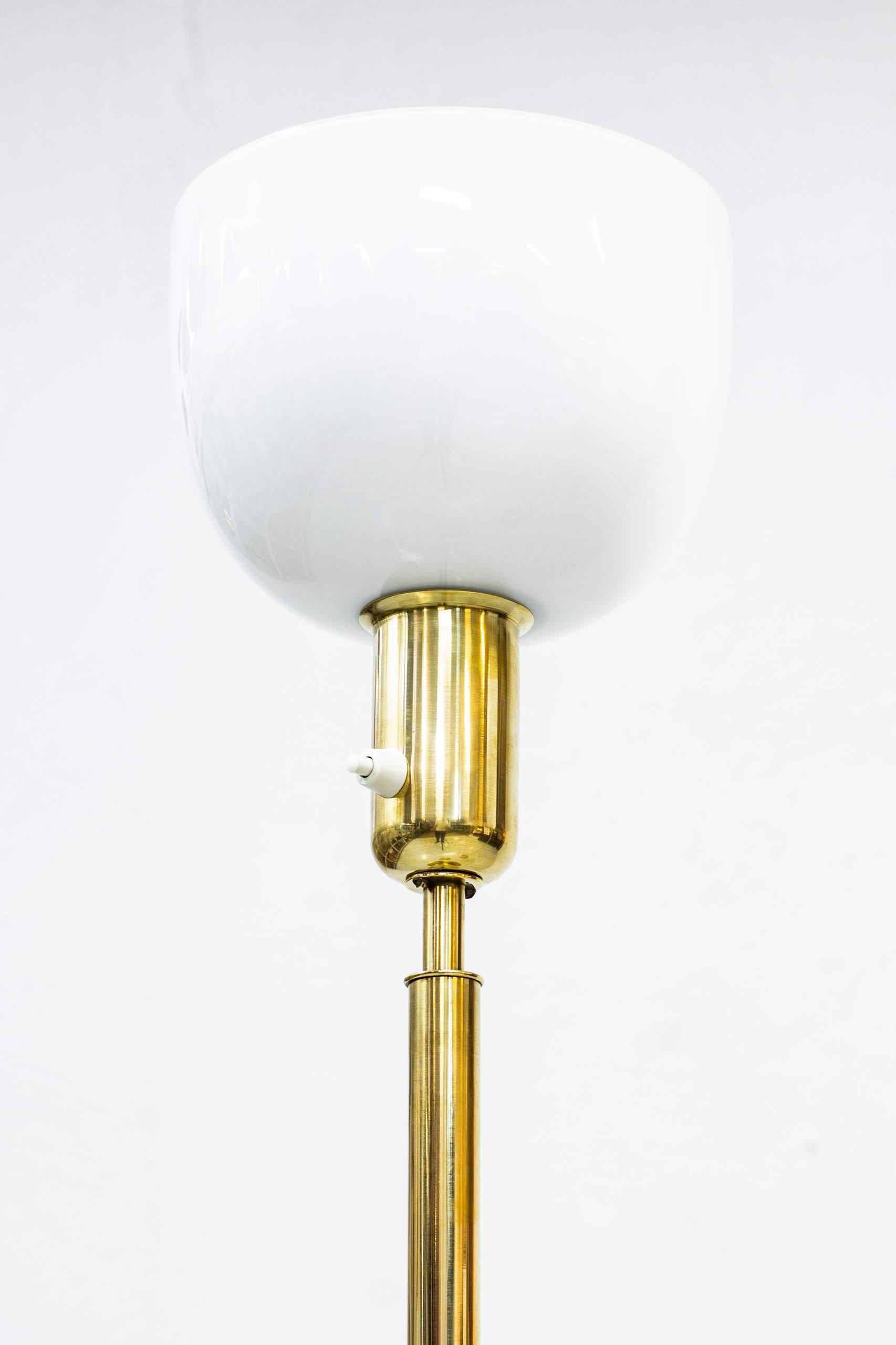 Brass Pair of Floor Lamps by ASEA, Sweden, 1950s
