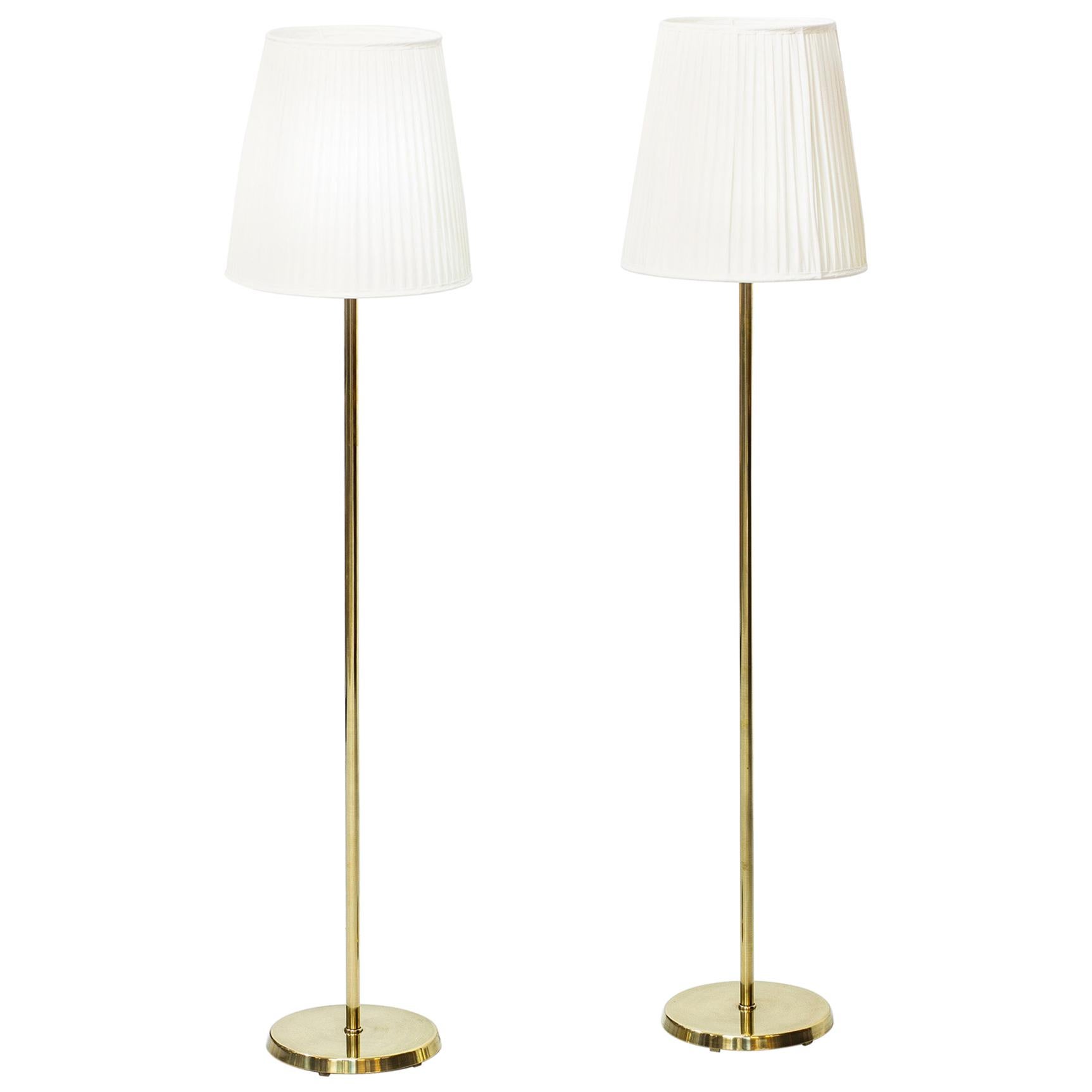 Pair of Floor Lamps by ASEA, Sweden, 1950s