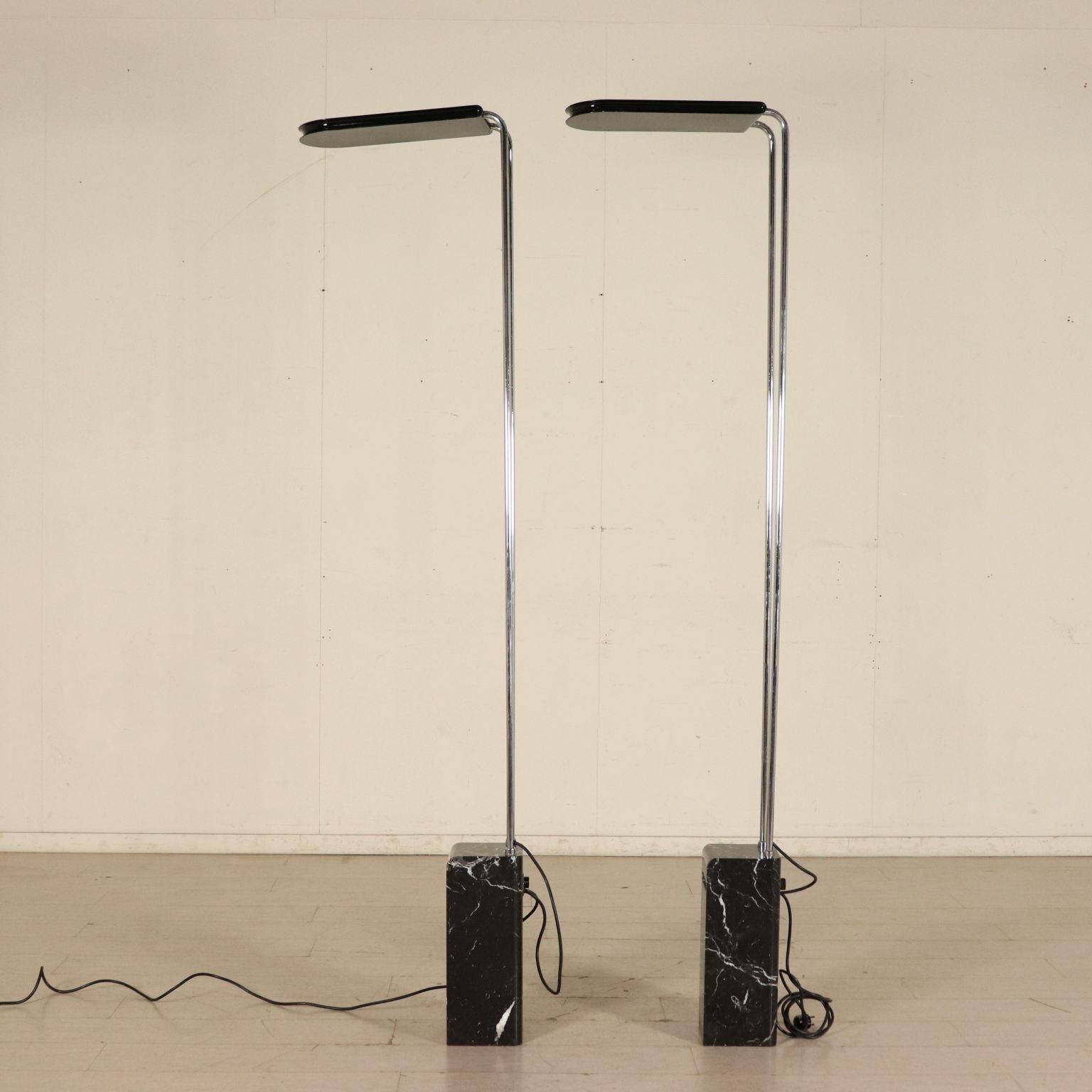 Pair of Floor Lamps by Bruno Gecchelin Vintage, Italy, 1970s-1980s 5