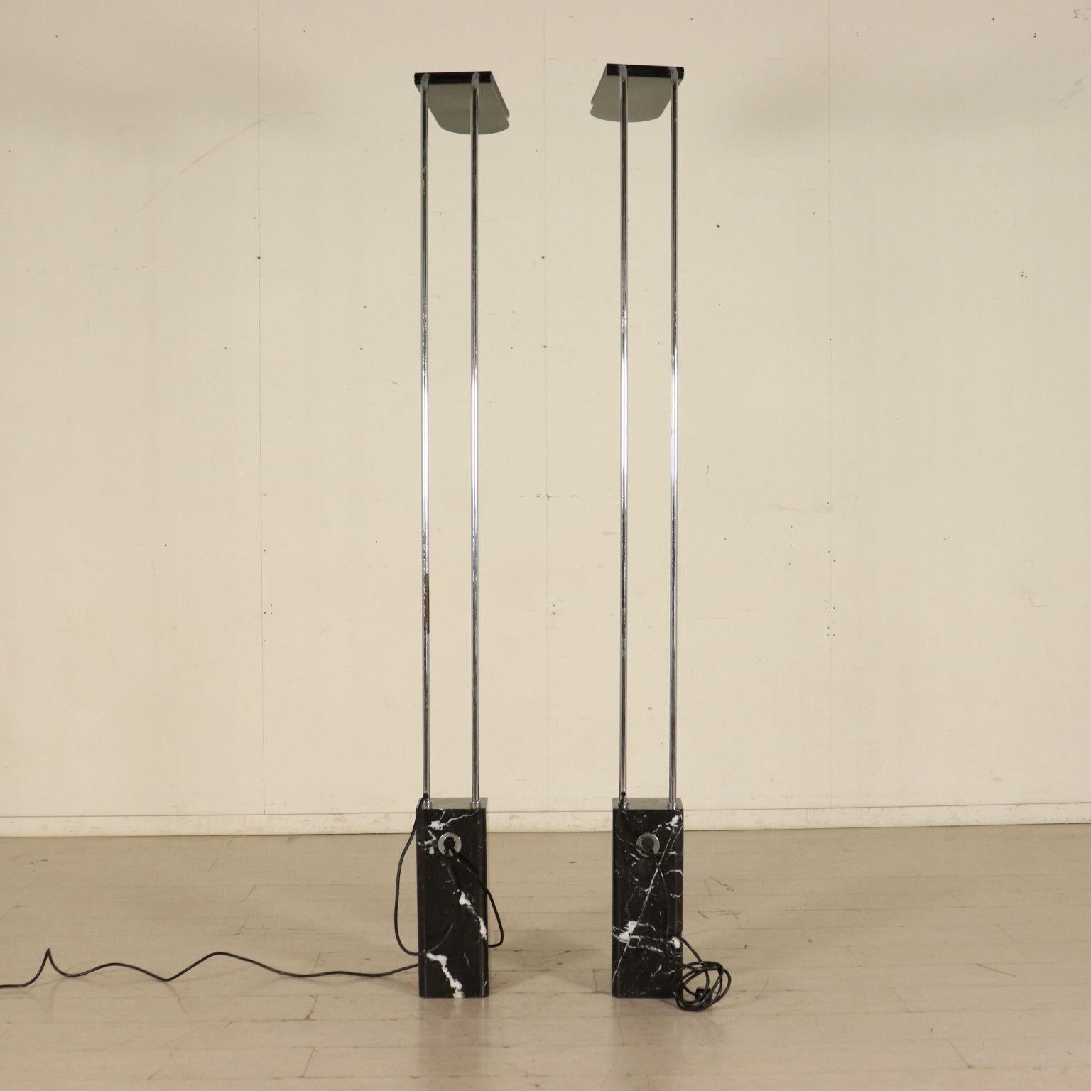 Pair of Floor Lamps by Bruno Gecchelin Vintage, Italy, 1970s-1980s 6