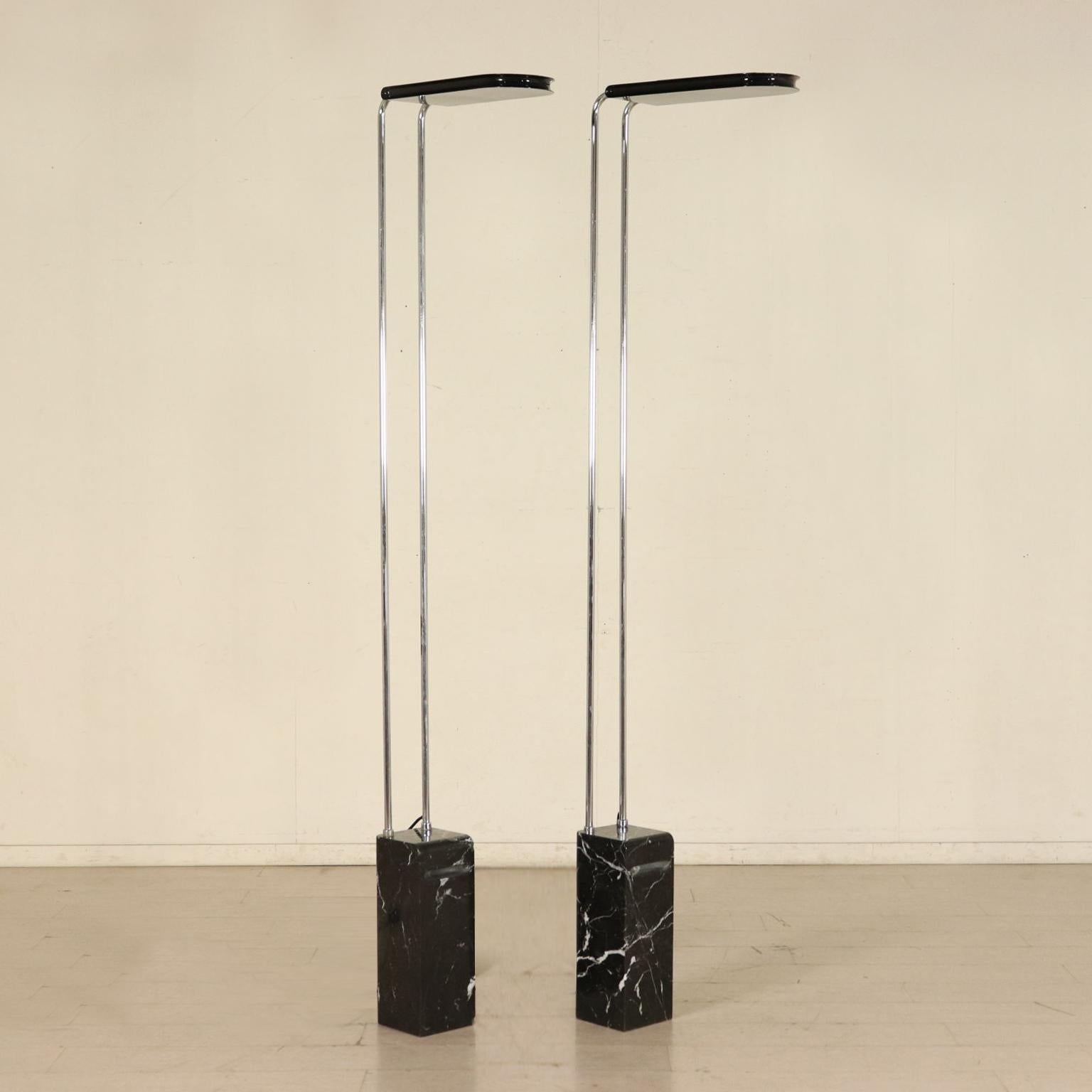 Pair of Floor Lamps by Bruno Gecchelin Vintage, Italy, 1970s-1980s 7