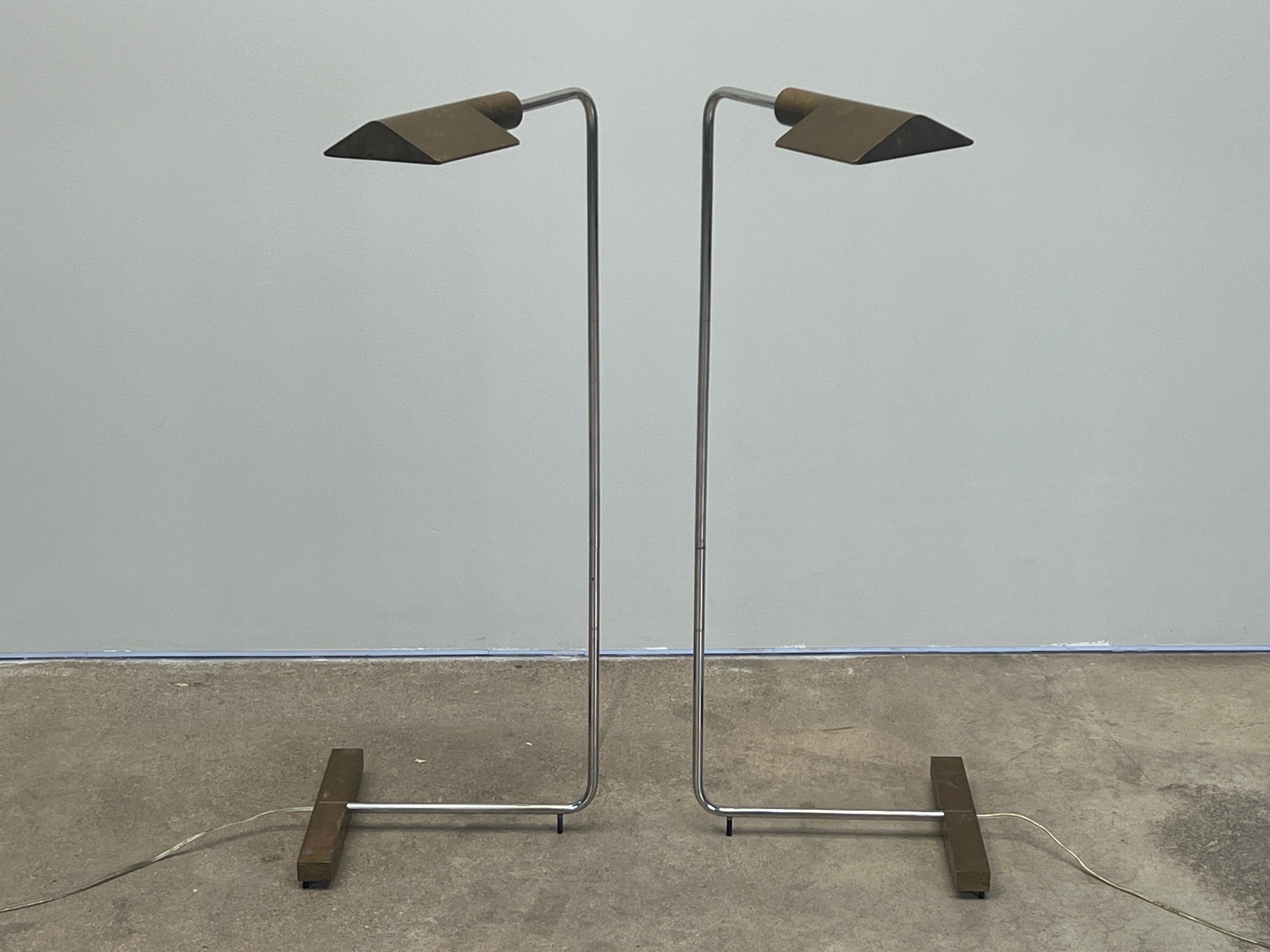 Paire de lampadaires de Cedric Hartman 8