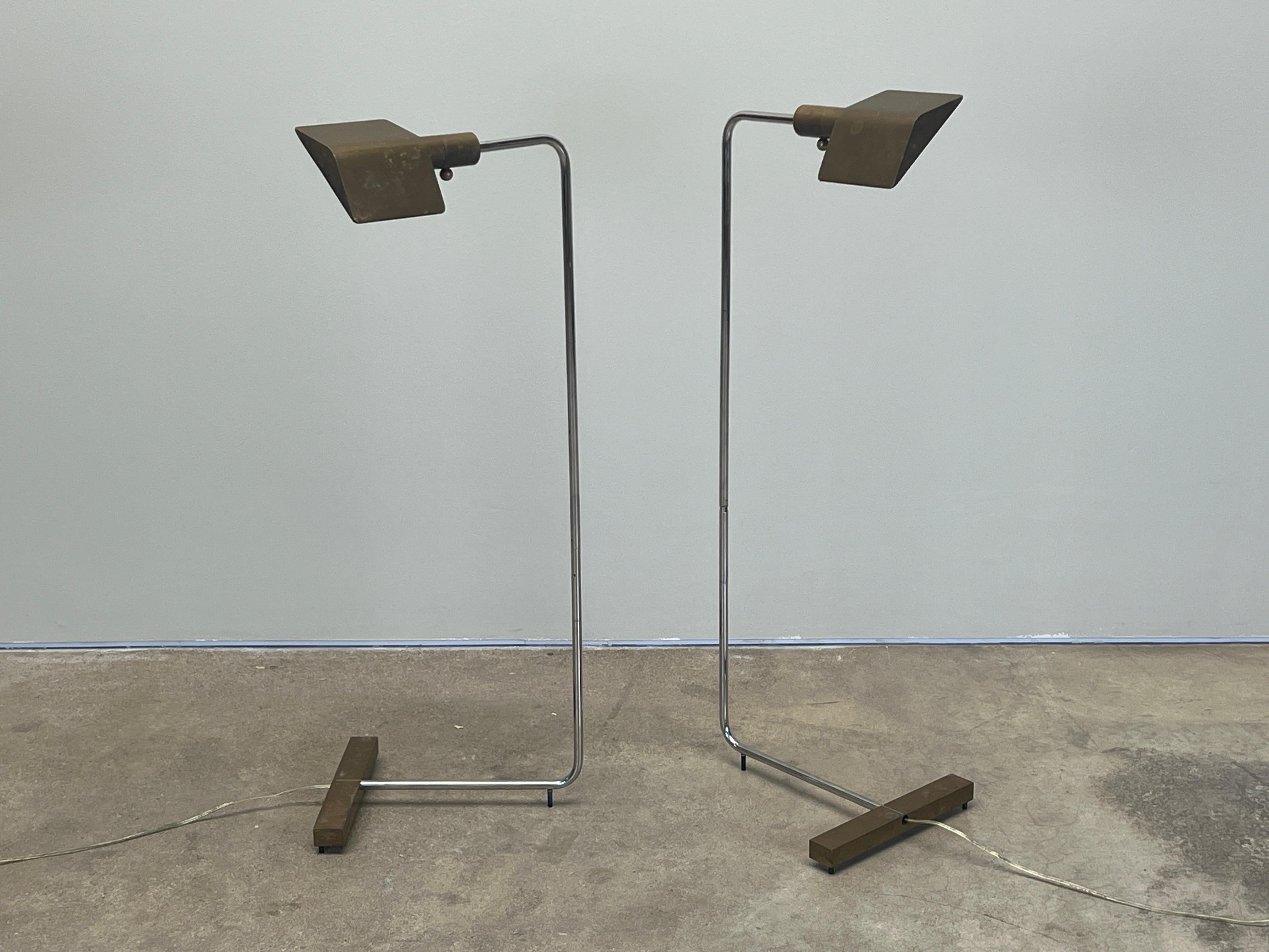 Paire de lampadaires de Cedric Hartman 1