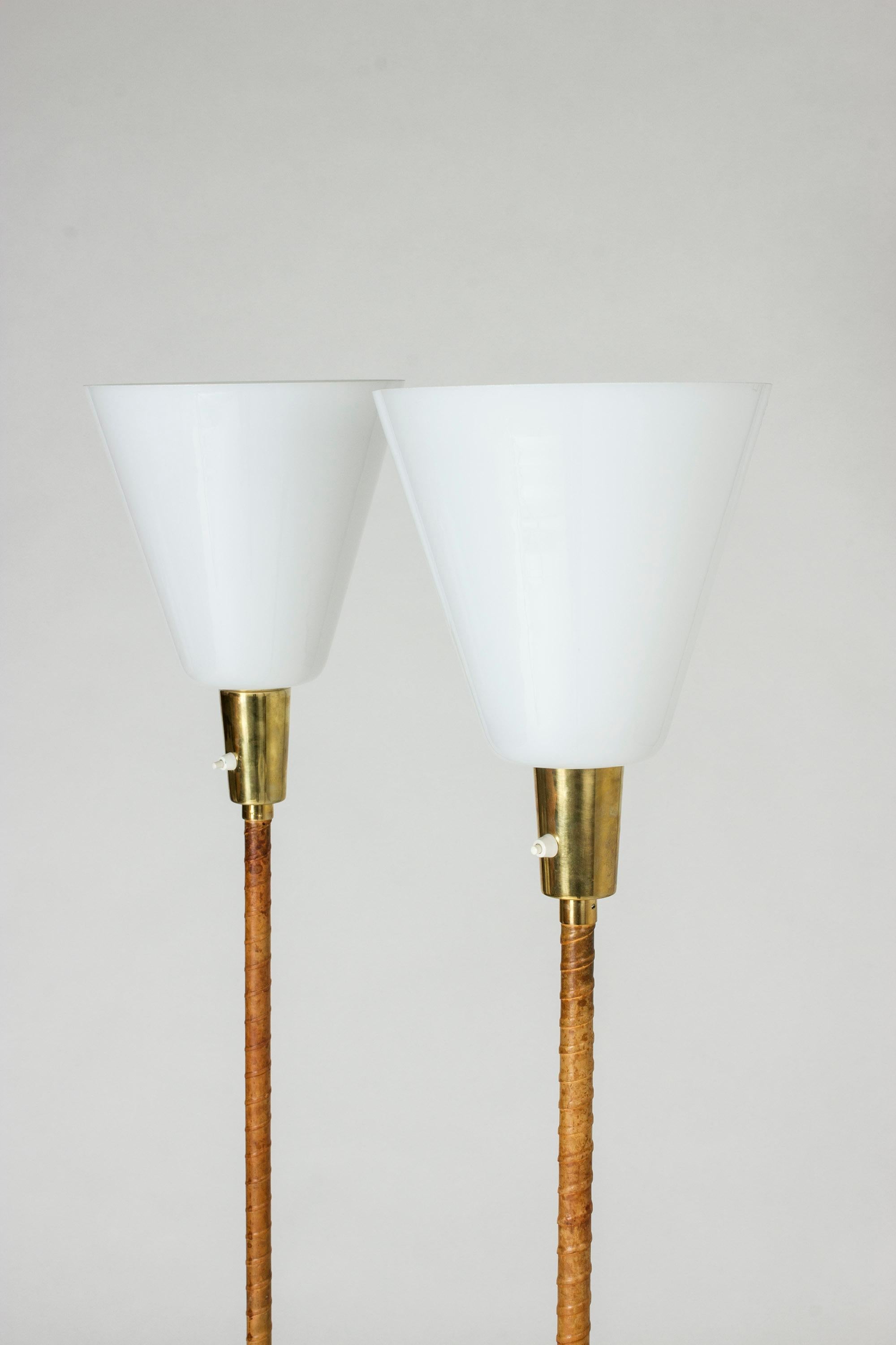 Paire de lampadaires par Lisa Johansson-Pape pour Orno en vente 2