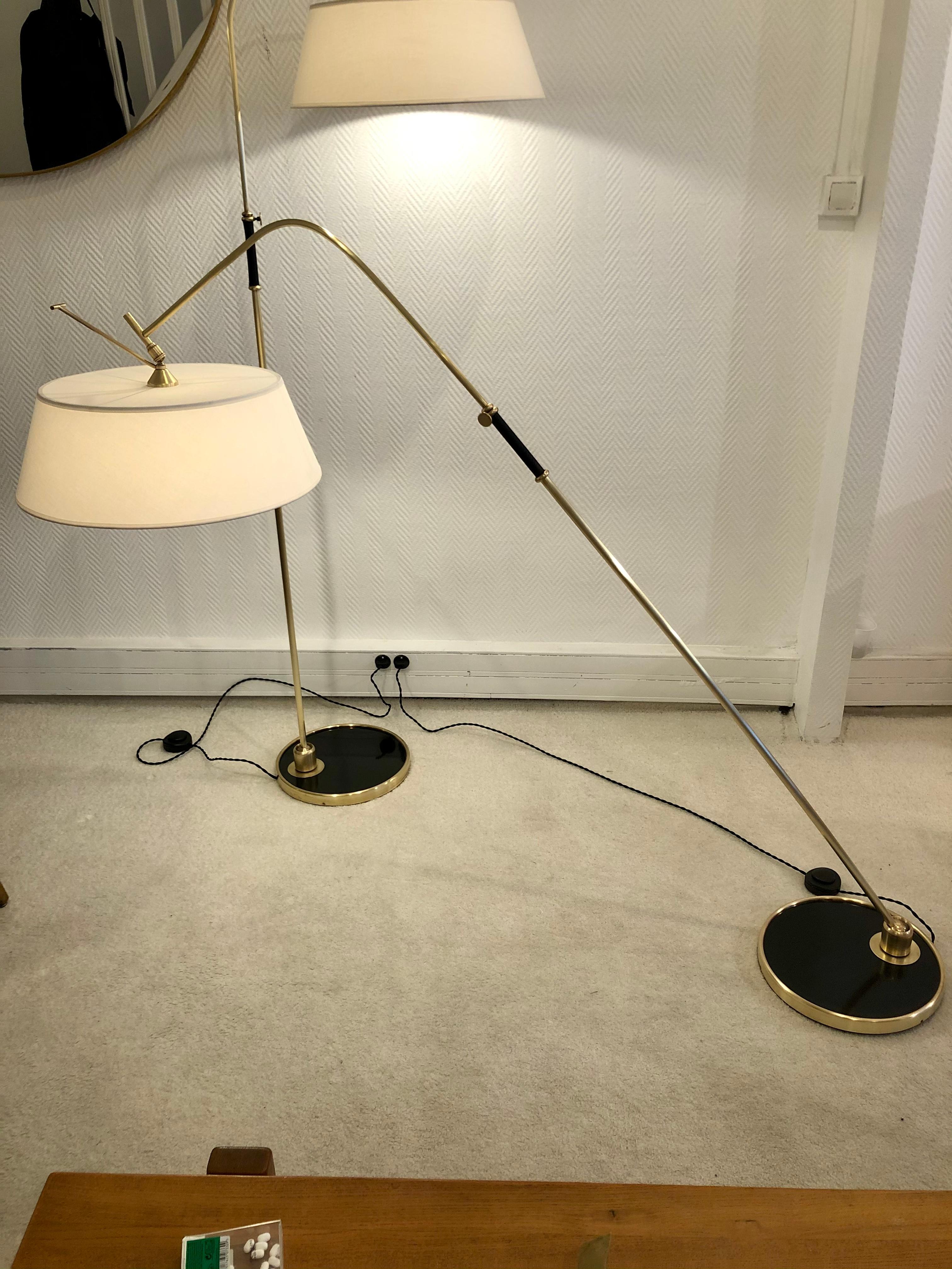 Pair of Floor Lamps by Lunel, 1950 13