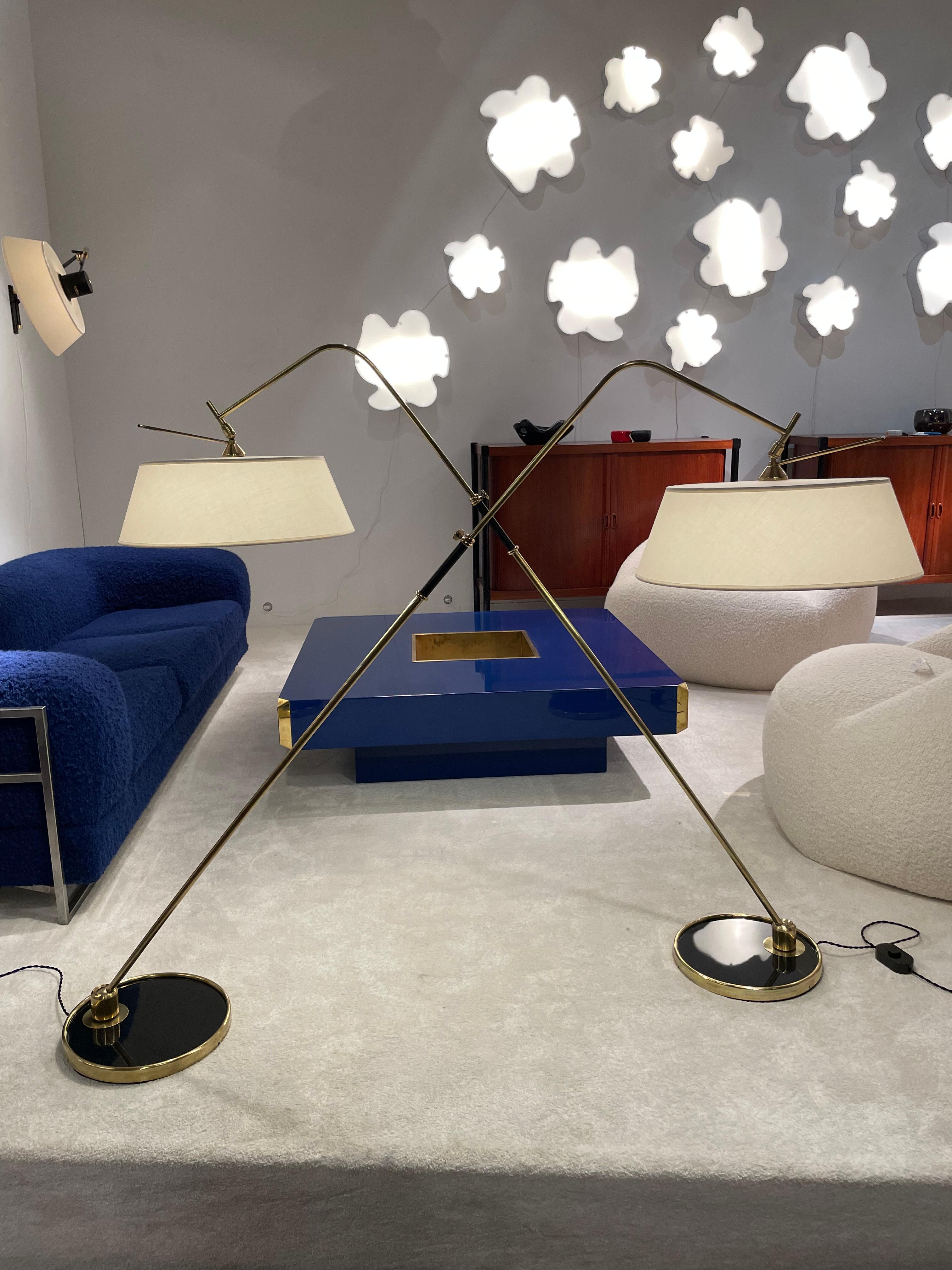 Pair of Floor Lamps by Lunel  13