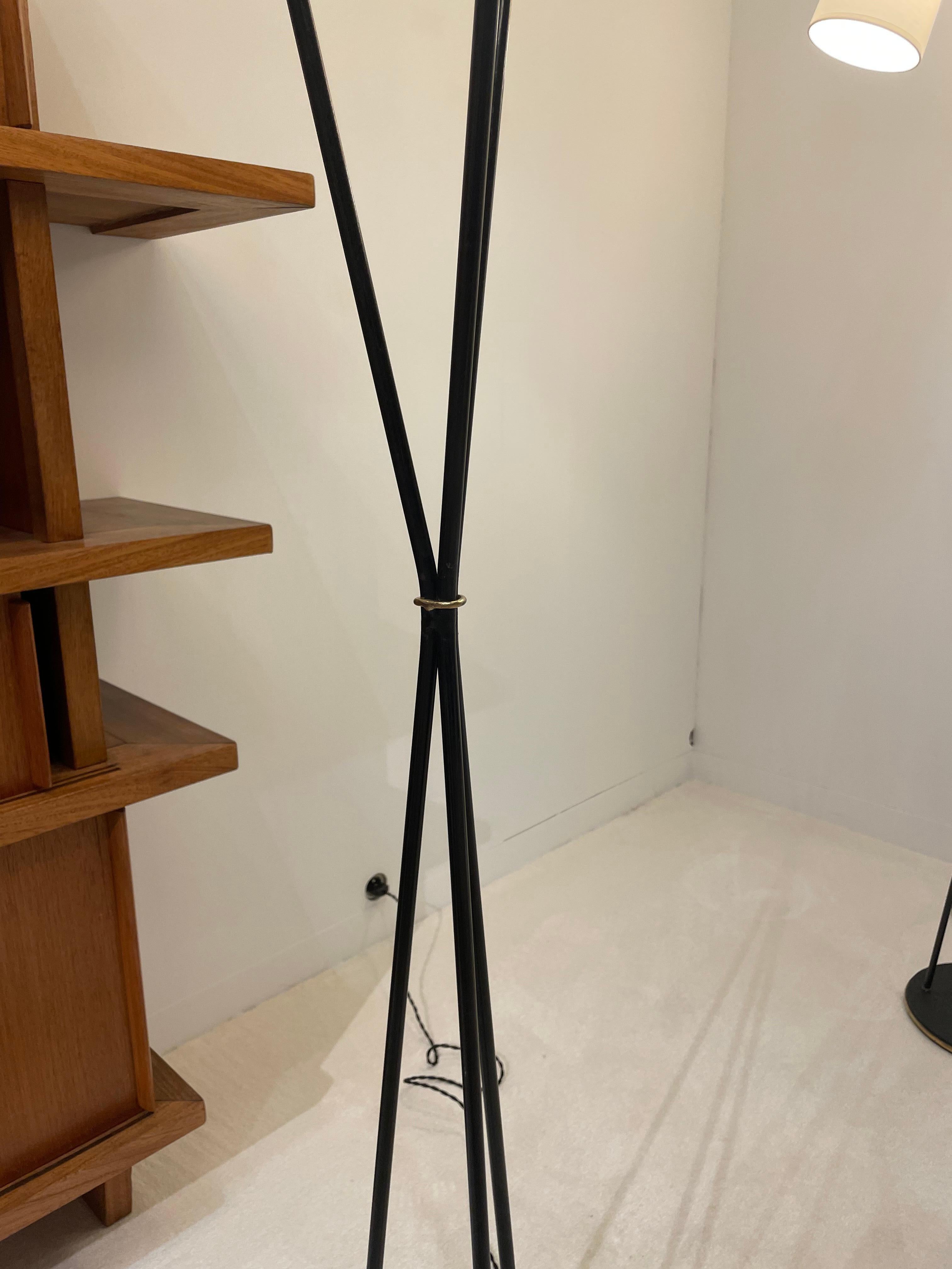 20th Century Pair of Floor Lamps by Lunel