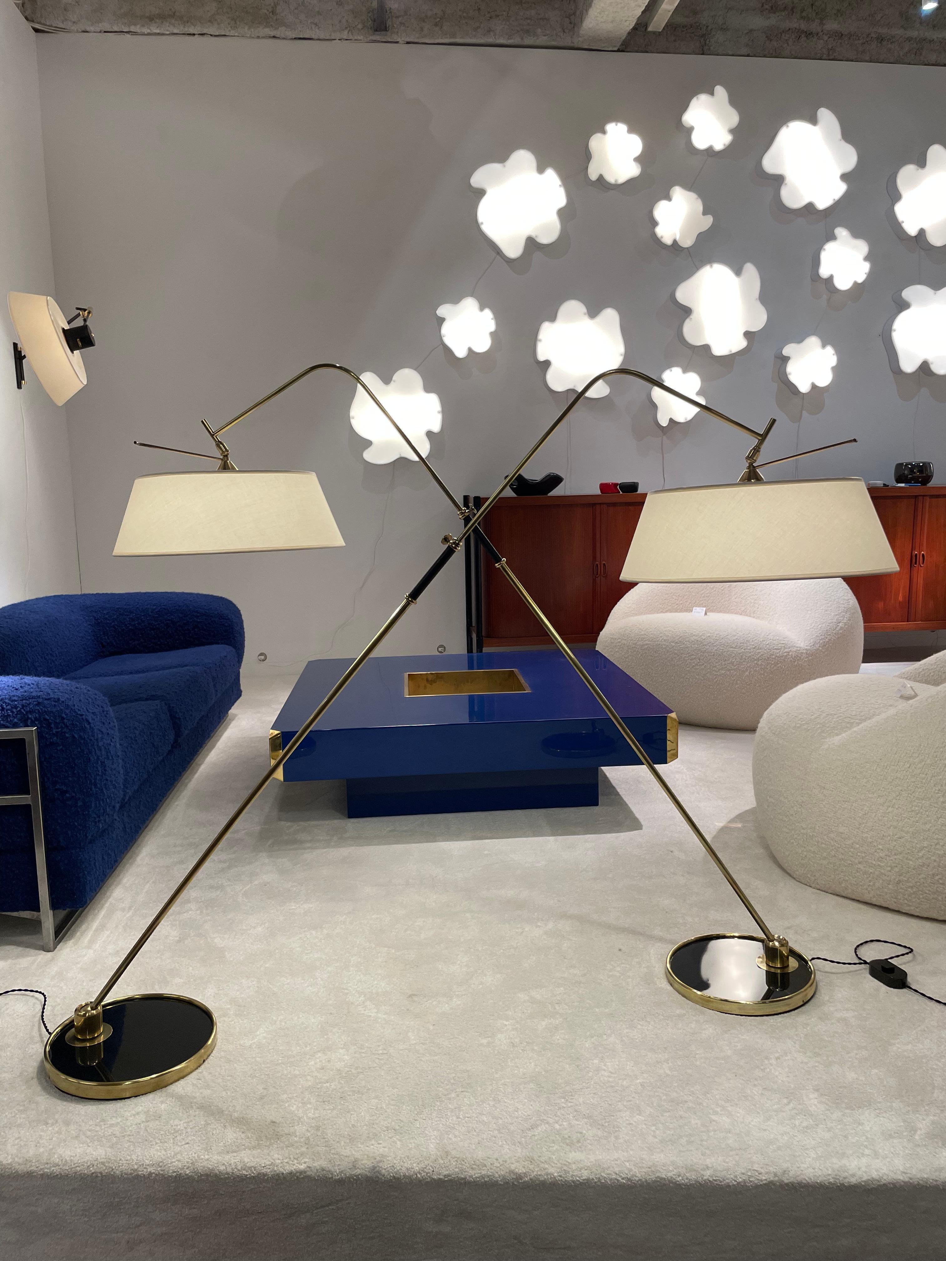 Pair of Floor Lamps by Lunel  1