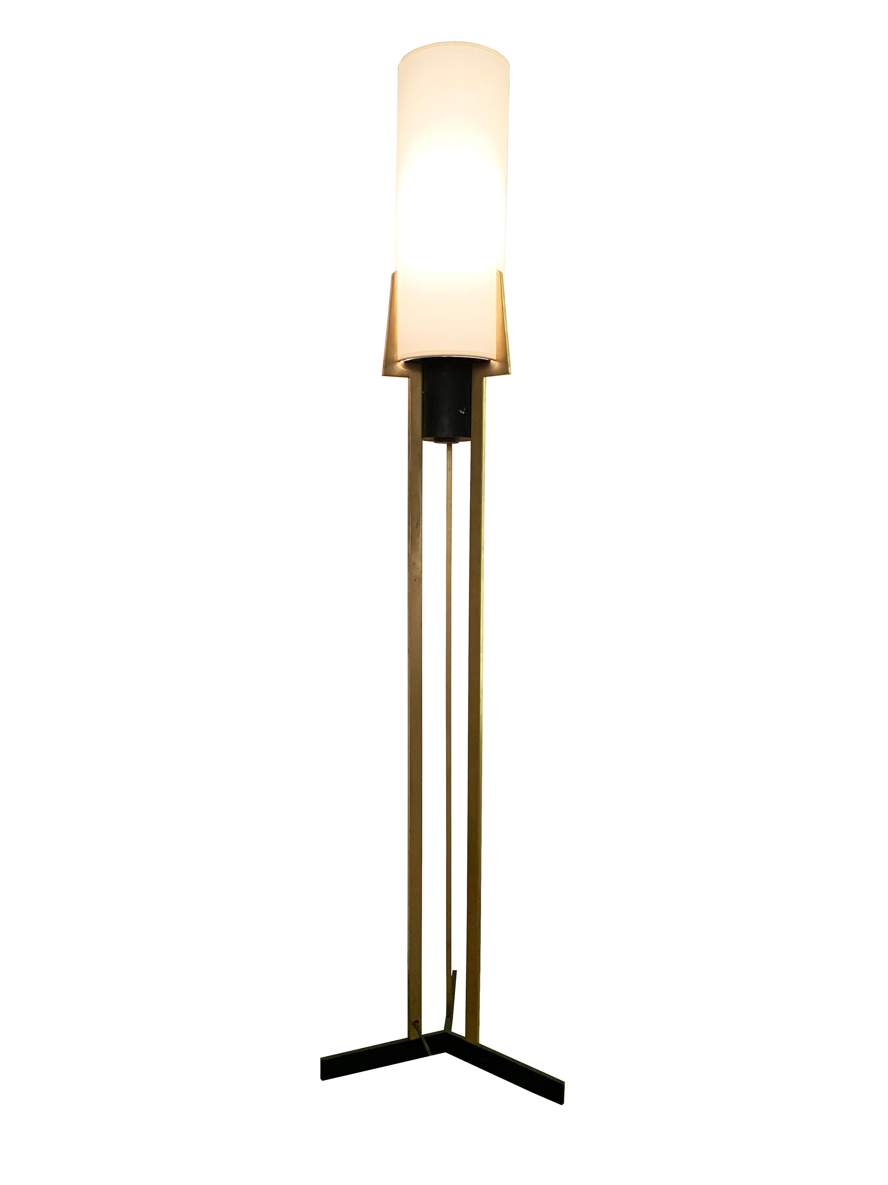 Pair of Floor Lamps by Maison Arlus 1950 3