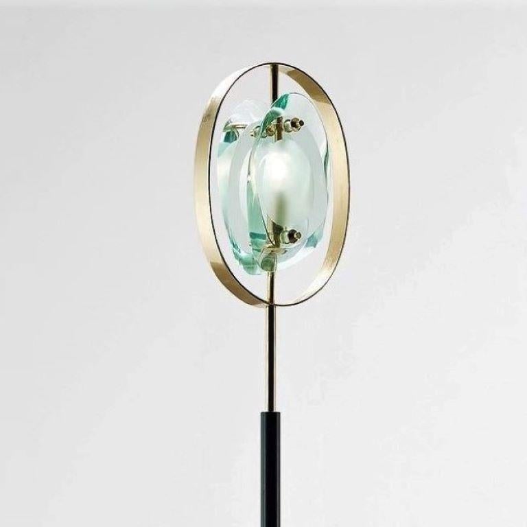 Mid-20th Century Pair of Max Ingrand Floor Lamps for Fontana Arte Model 2020, Italy, 1961 For Sale