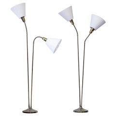 Pair of Floor Lamps by Sonja Katzin, ASEA, Sweden, 1950s