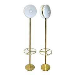 Vintage Pair of Floor Lamps By Sottsass