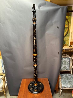 Pair of Floor Lamps - Chinoiserie Style