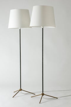 Pair of Floor Lamps from Bergboms, Sweden, 1960s