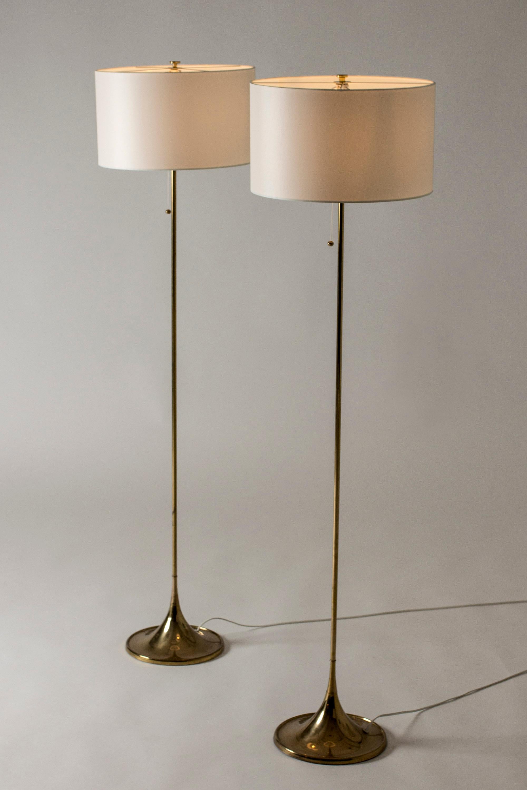 Pair of Floor Lamps from Bergboms, Sweden, 1960s In Good Condition In Stockholm, SE
