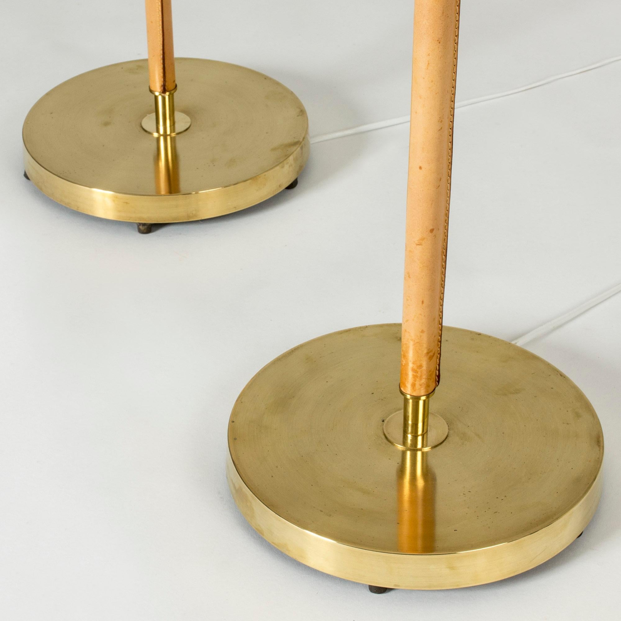 Mid-20th Century Pair of Floor Lamps from Falkenbergs Belysning, Sweden, 1950s